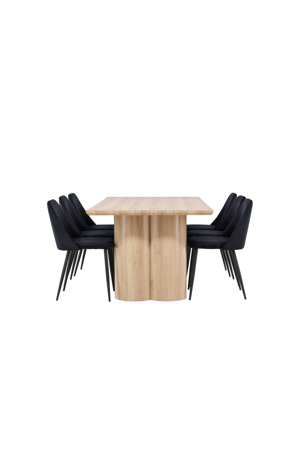 Olivia Matbord med Night Stolarna – MDF