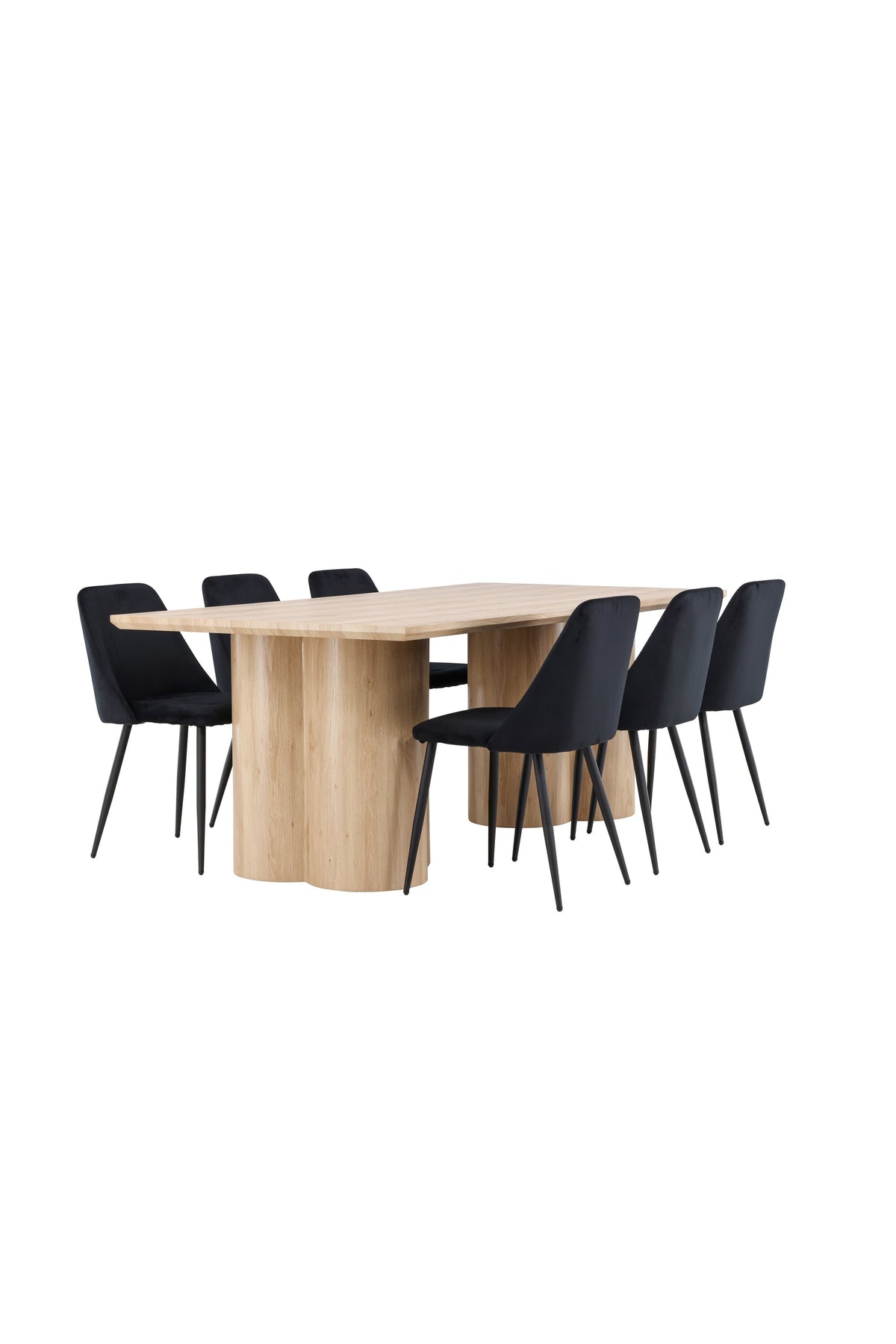 Olivia Matbord med Night Stolarna – MDF