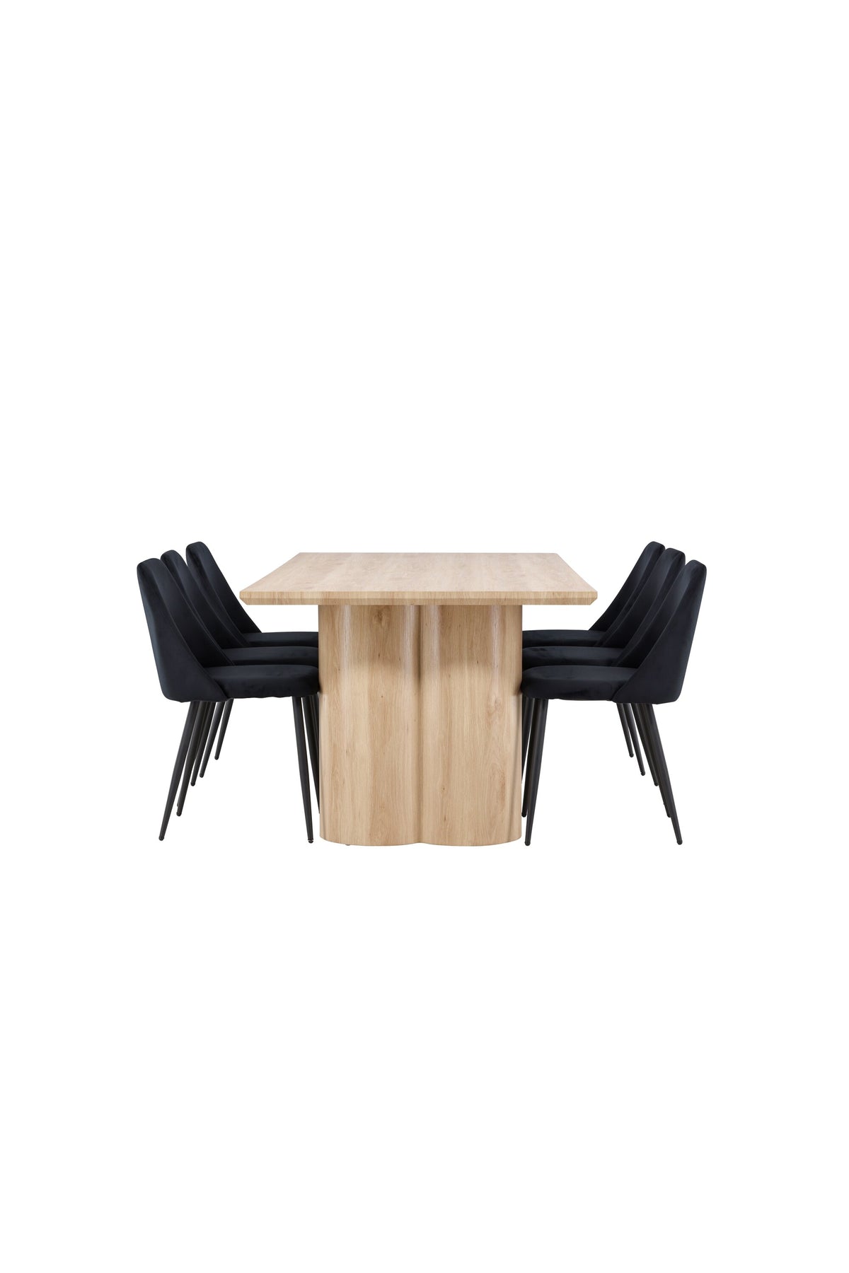 Olivia Matbord med Night Stolarna – MDF