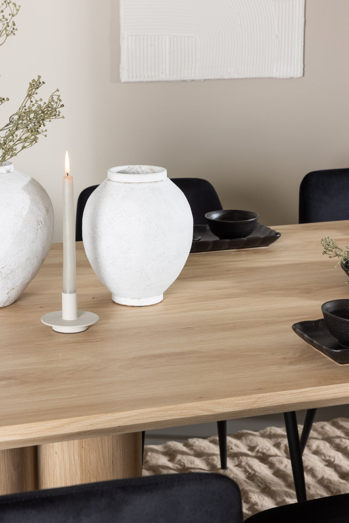Olivia Matbord med Night Stolarna – MDF