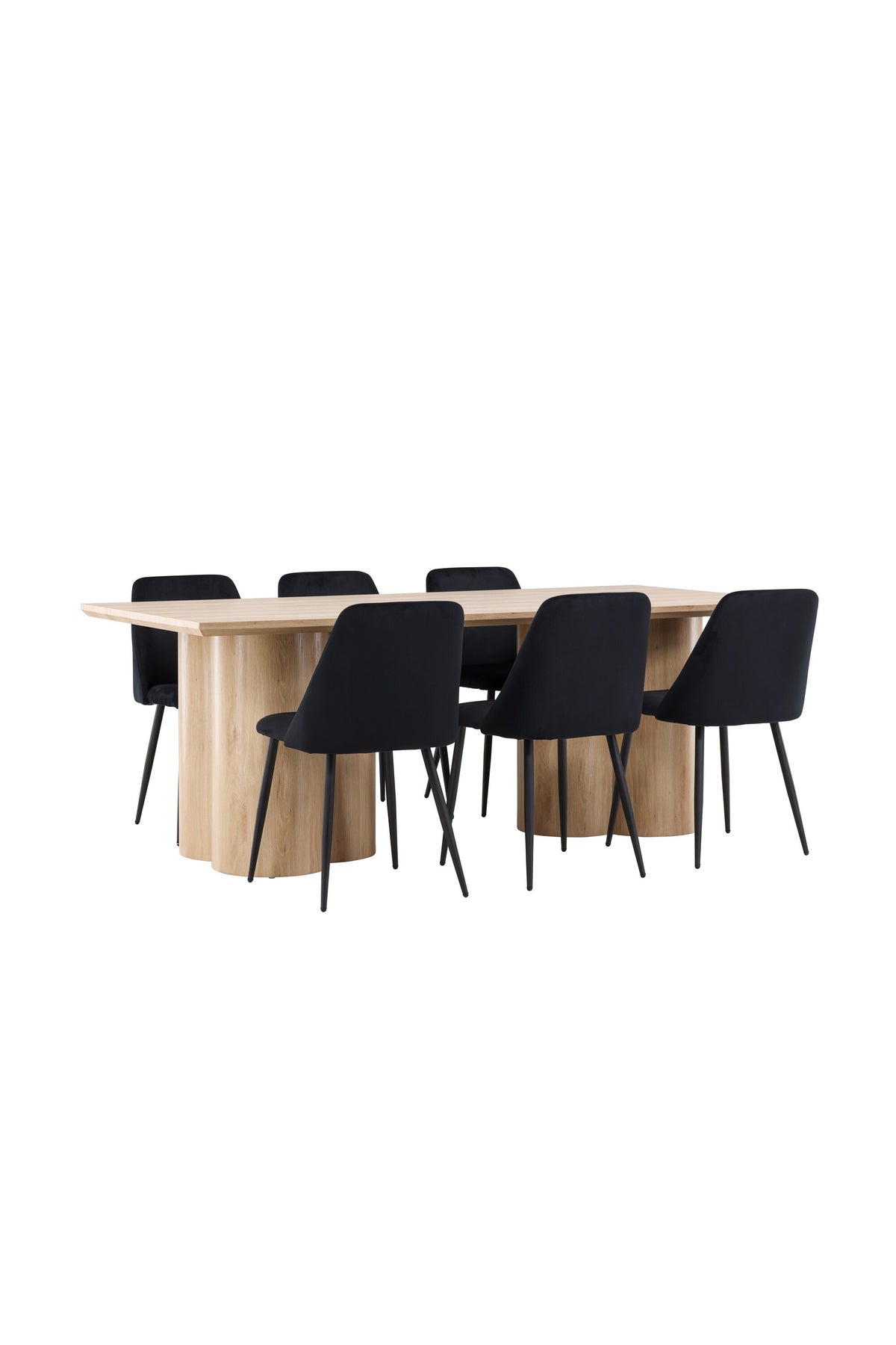 Olivia Matbord med Night Stolarna – MDF