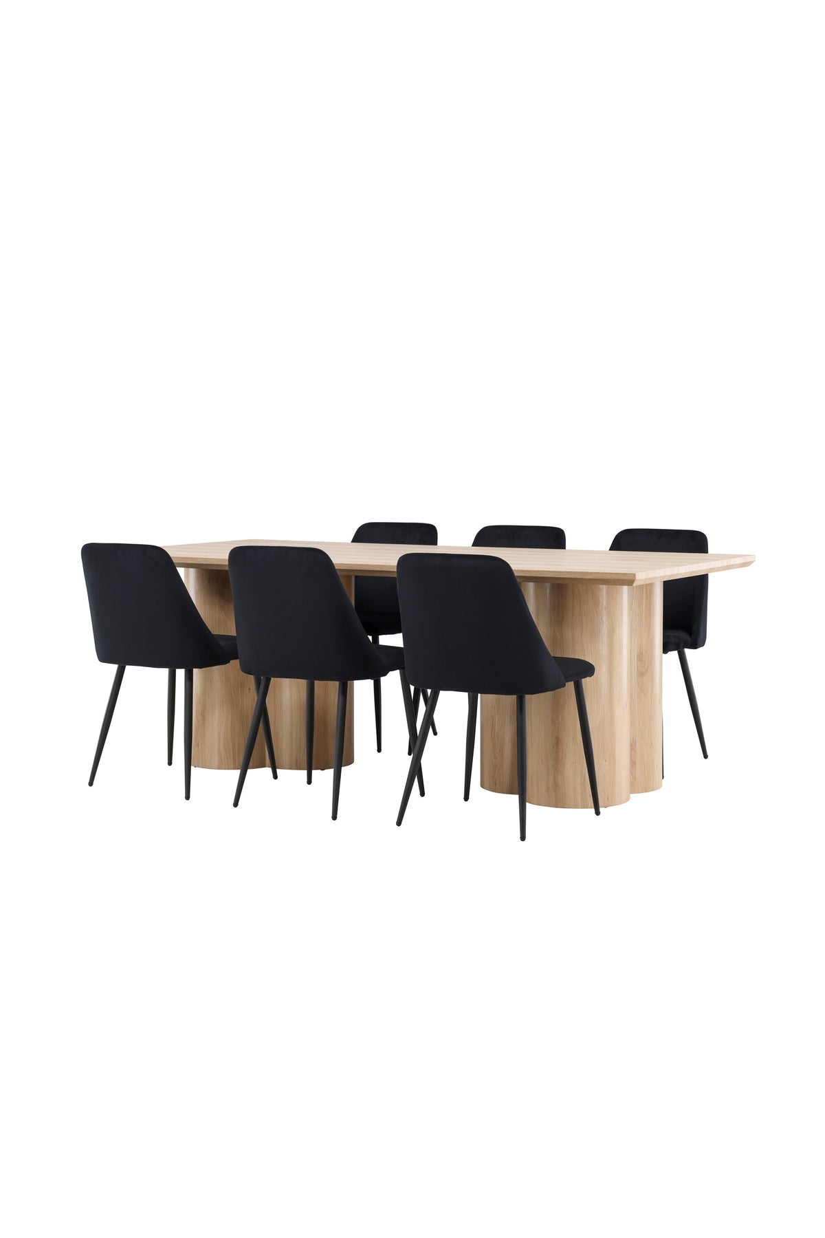 Olivia Matbord med Night Stolarna – MDF