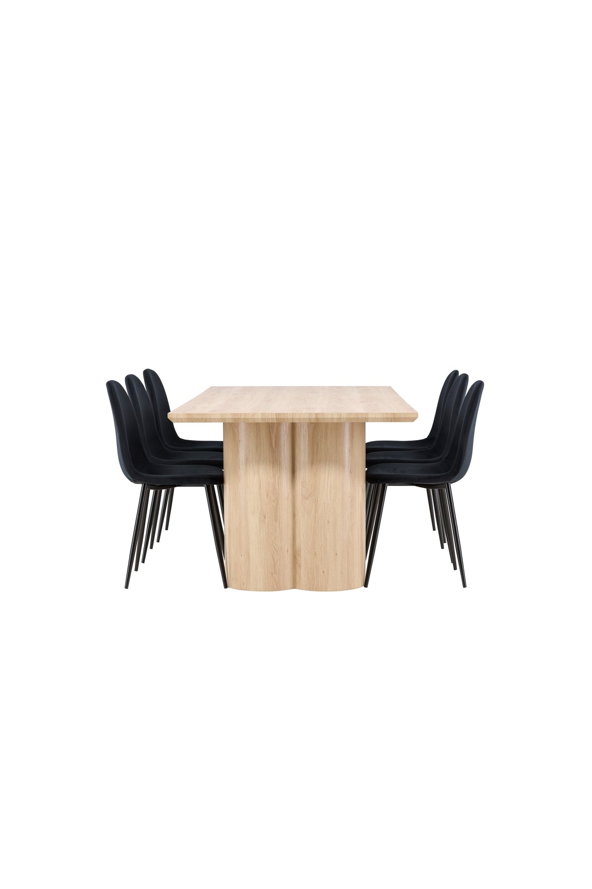 Olivia Matbord med Polar Stolarna – MDF