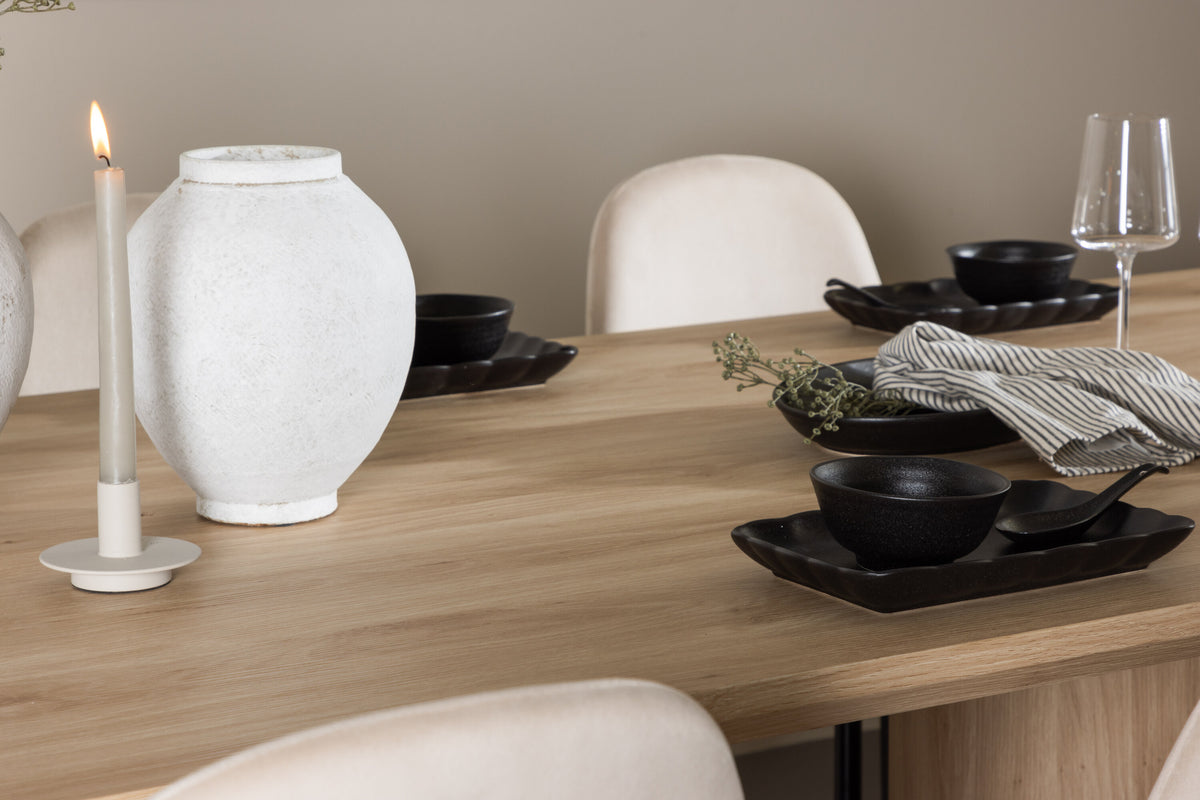 Olivia Matbord med Polar Stolarna – MDF