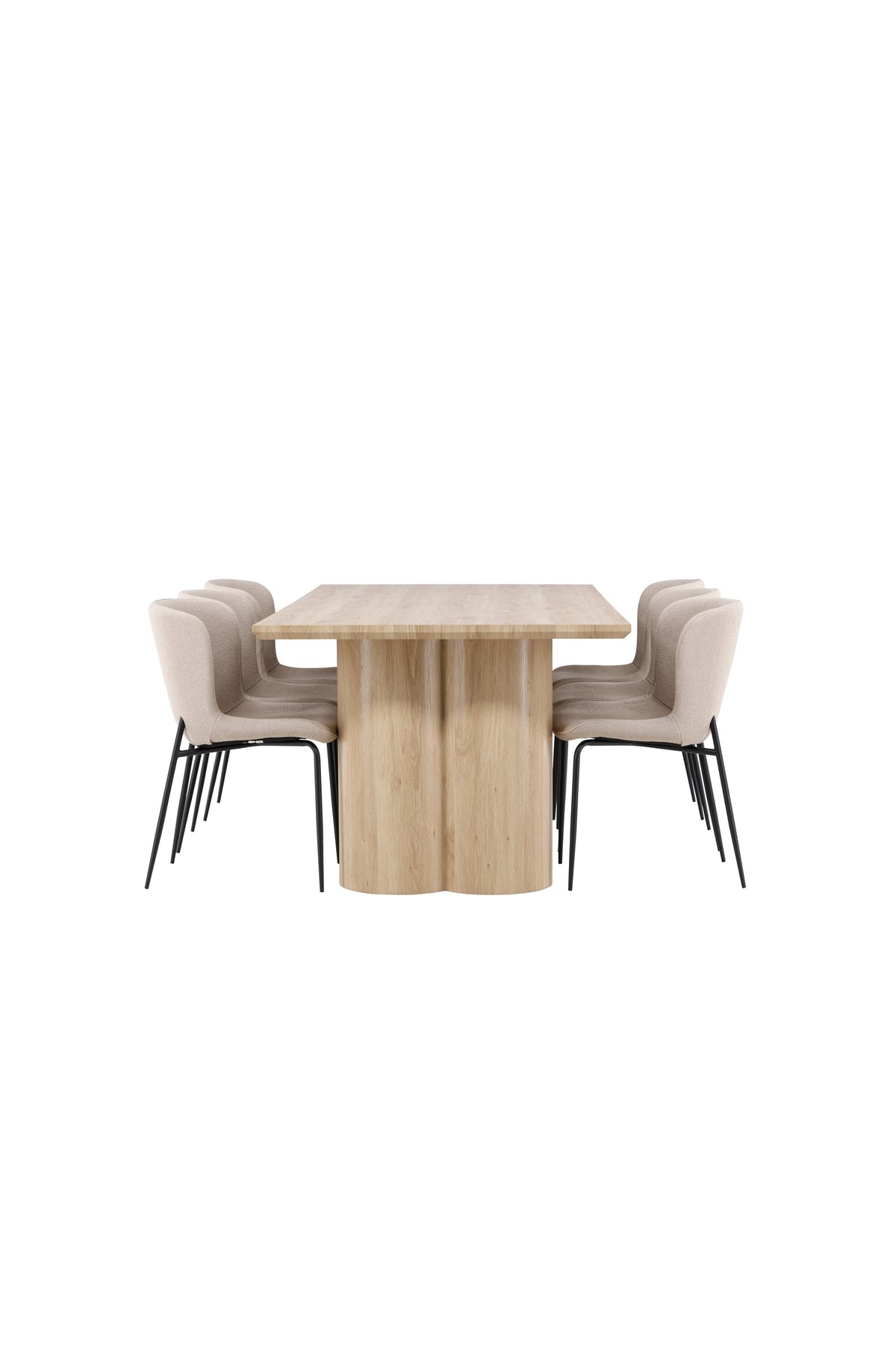 Olivia Matbord med Modesto Stolarna – MDF