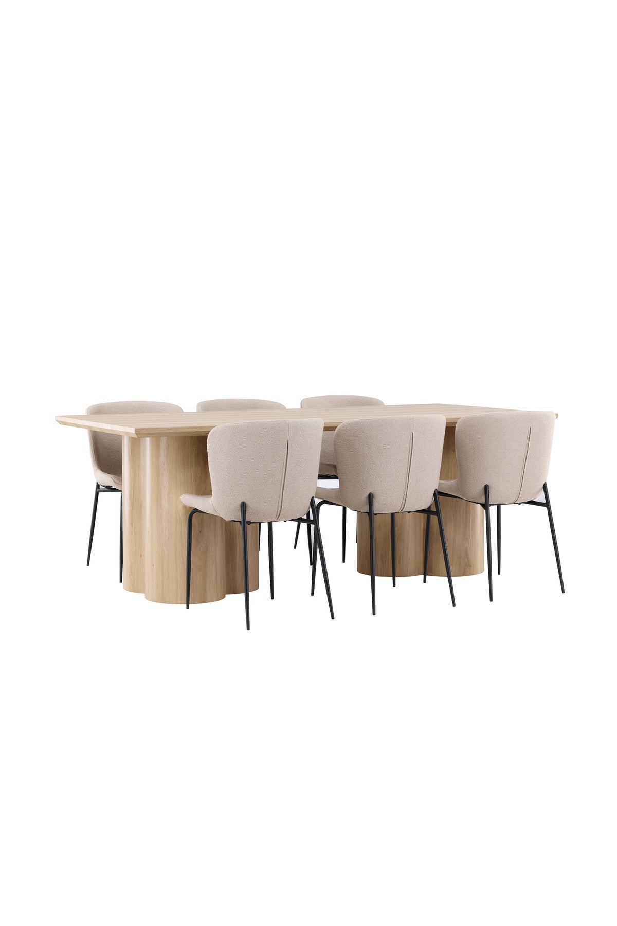 Olivia Matbord med Modesto Stolarna – MDF