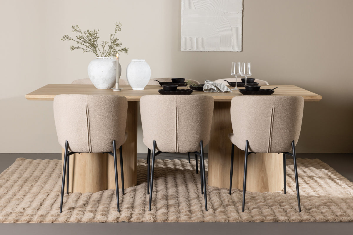 Olivia Matbord med Modesto Stolarna – MDF