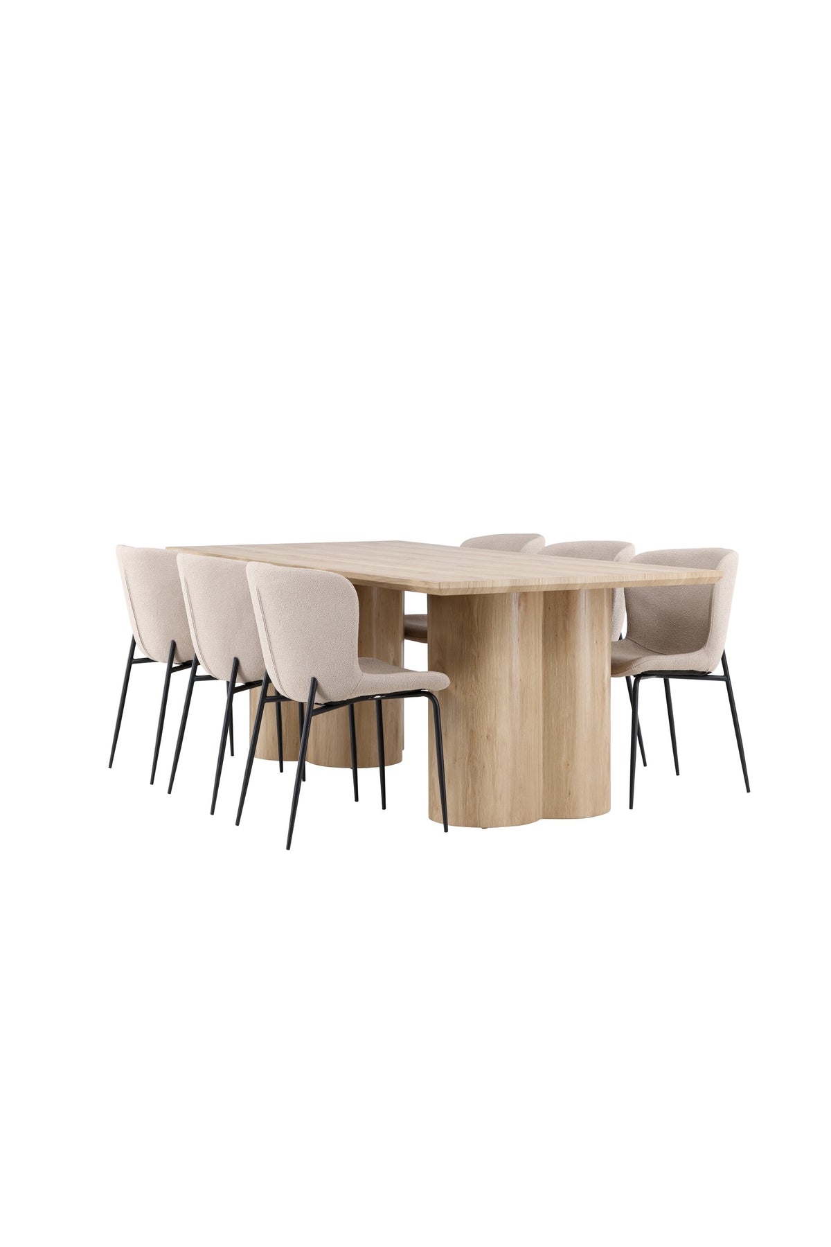Olivia Matbord med Modesto Stolarna – MDF