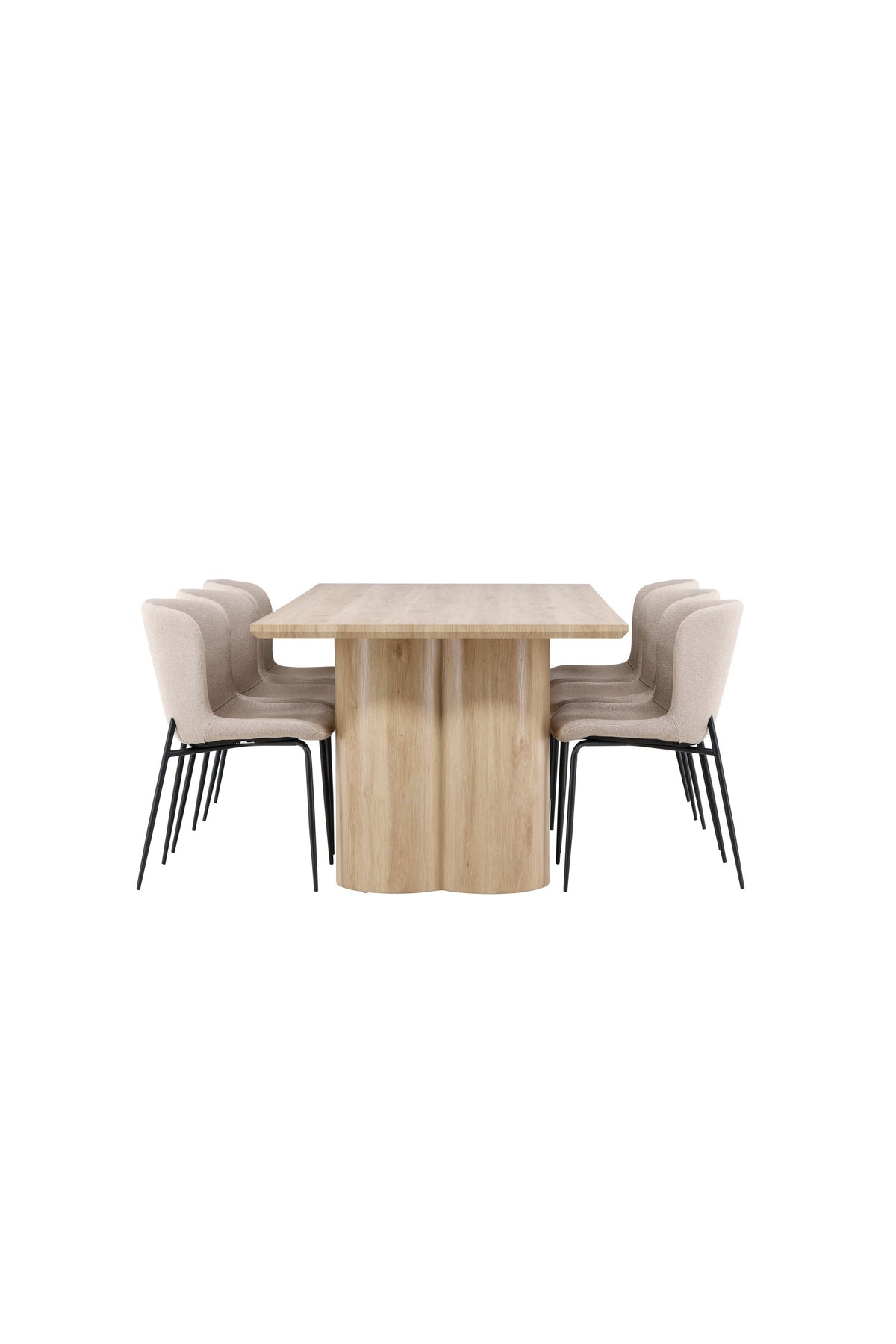 Olivia Matbord med Modesto Stolarna – MDF