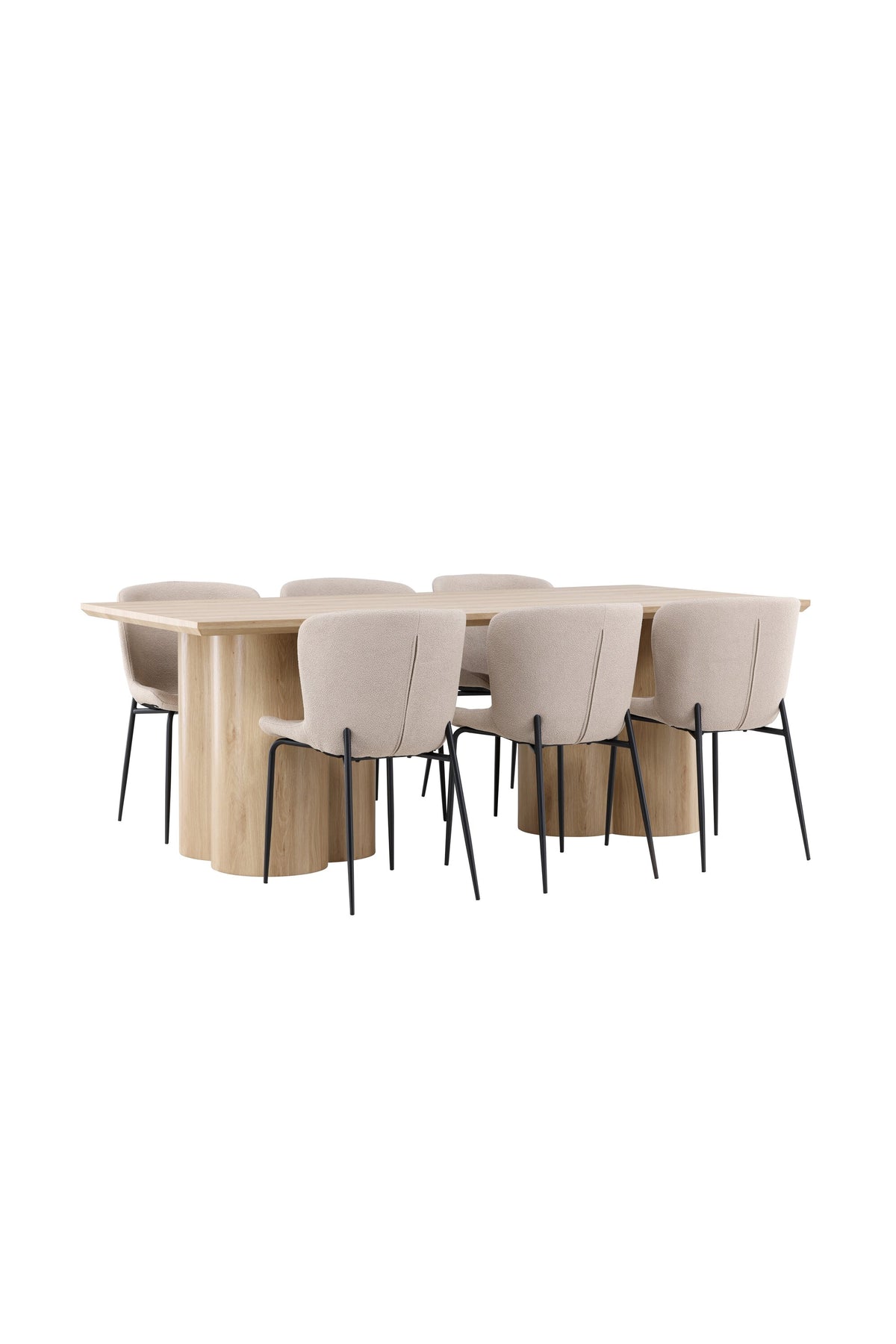 Olivia Matbord med Modesto Stolarna – MDF