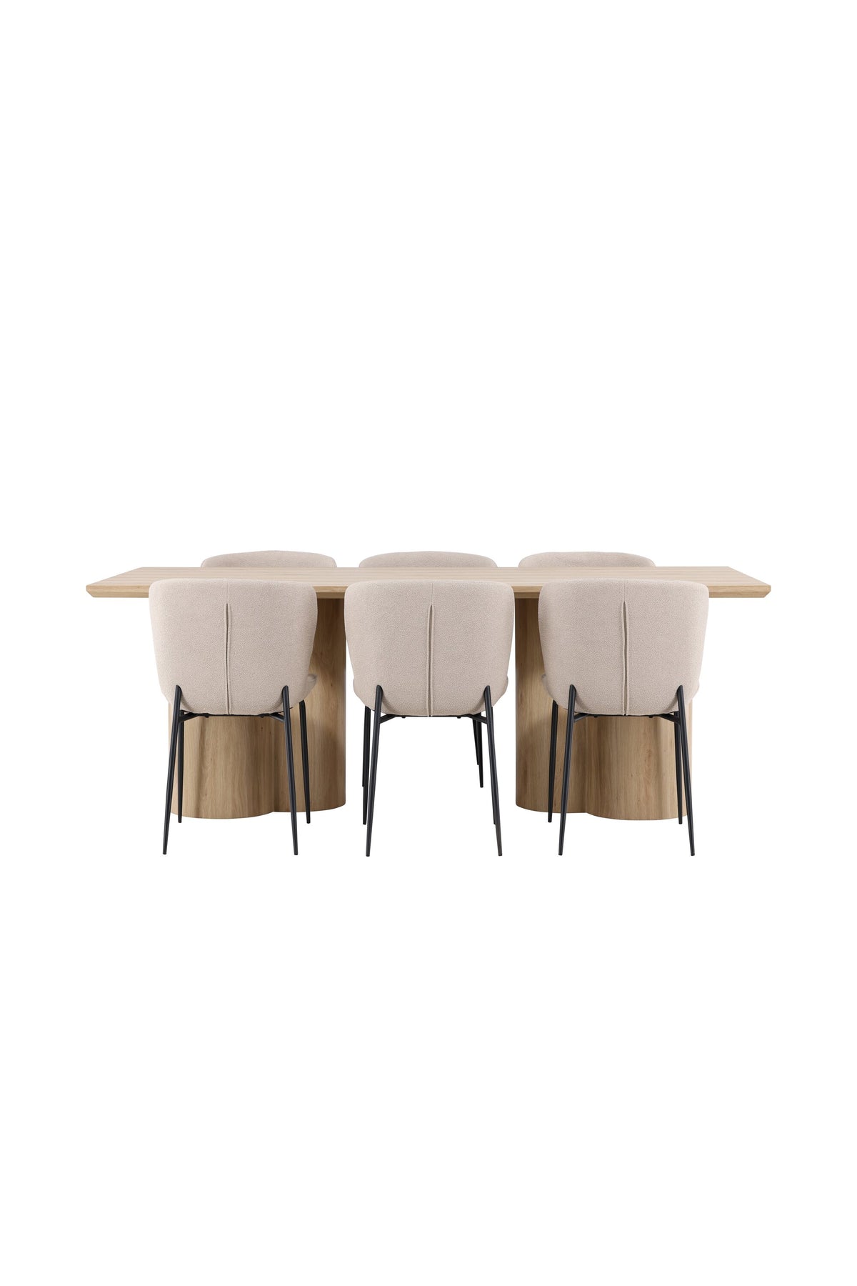 Olivia Matbord med Modesto Stolarna – MDF