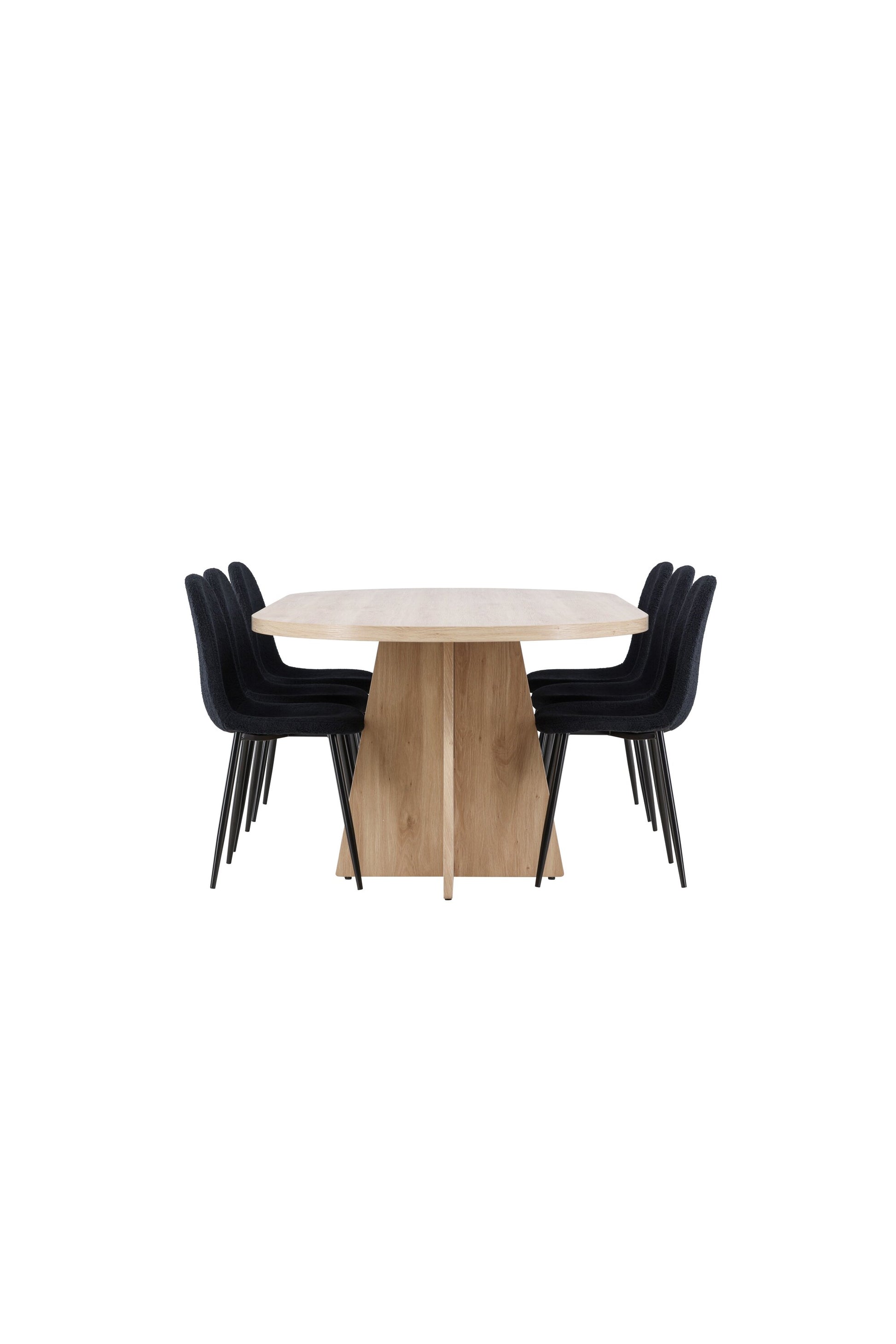 Bootcut Matbord med Polar Stolarna – MDF