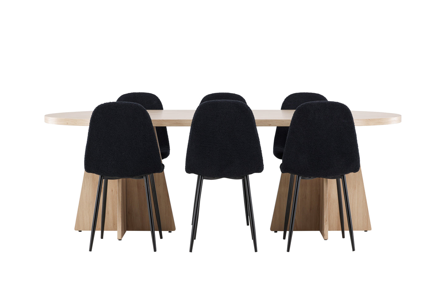 Bootcut Matbord med Polar Stolarna – MDF