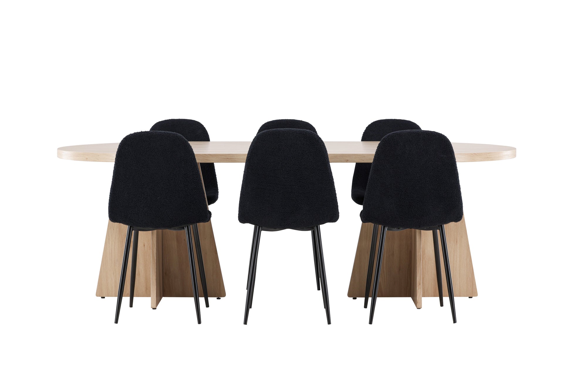Bootcut Matbord med Polar Stolarna – MDF