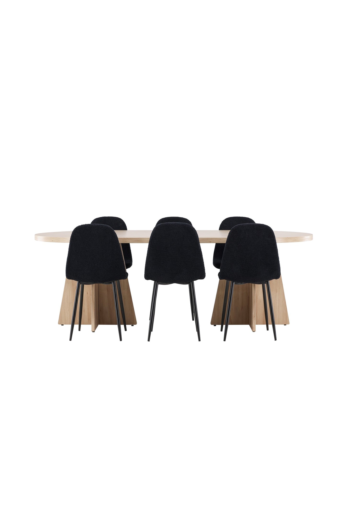 Bootcut Matbord med Polar Stolarna – MDF