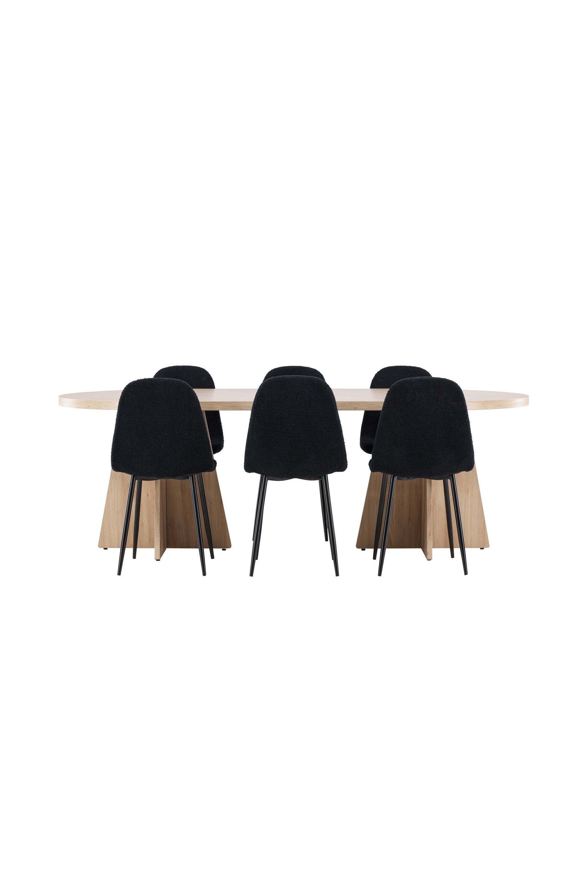Bootcut Matbord med Polar Stolarna – MDF