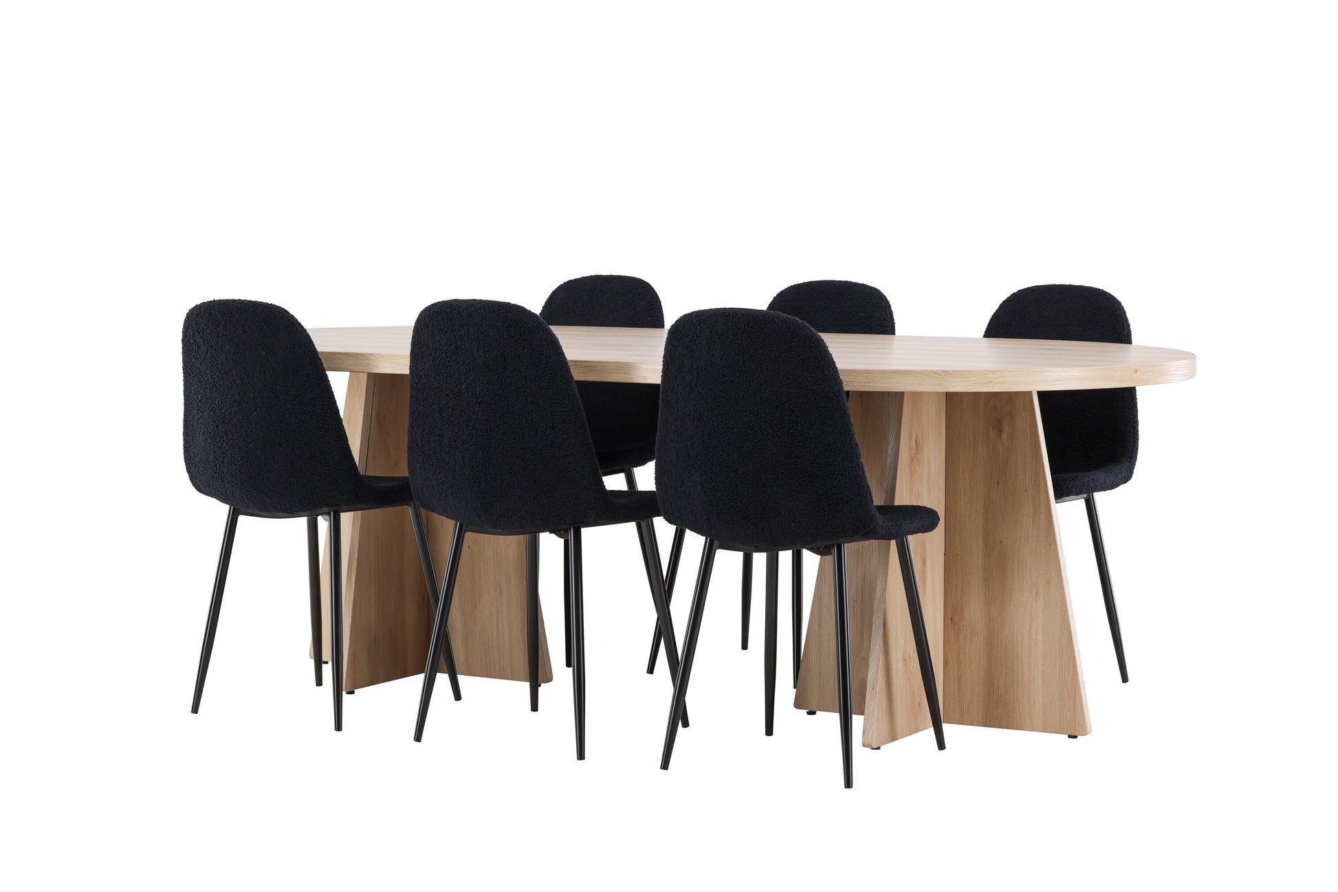 Bootcut Matbord med Polar Stolarna – MDF
