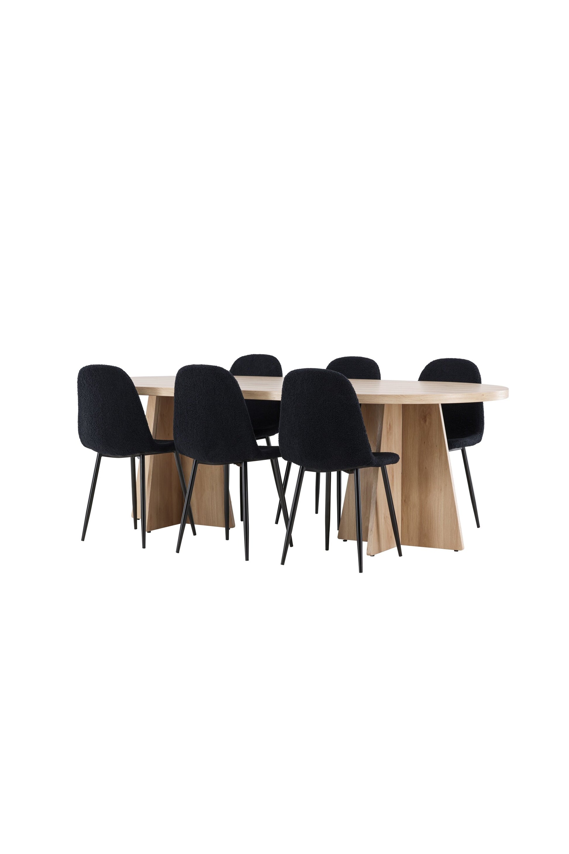 Bootcut Matbord med Polar Stolarna – MDF