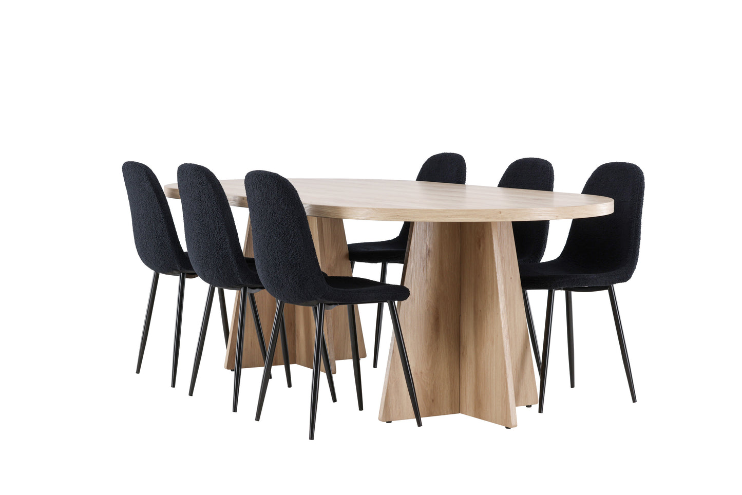 Bootcut Matbord med Polar Stolarna – MDF