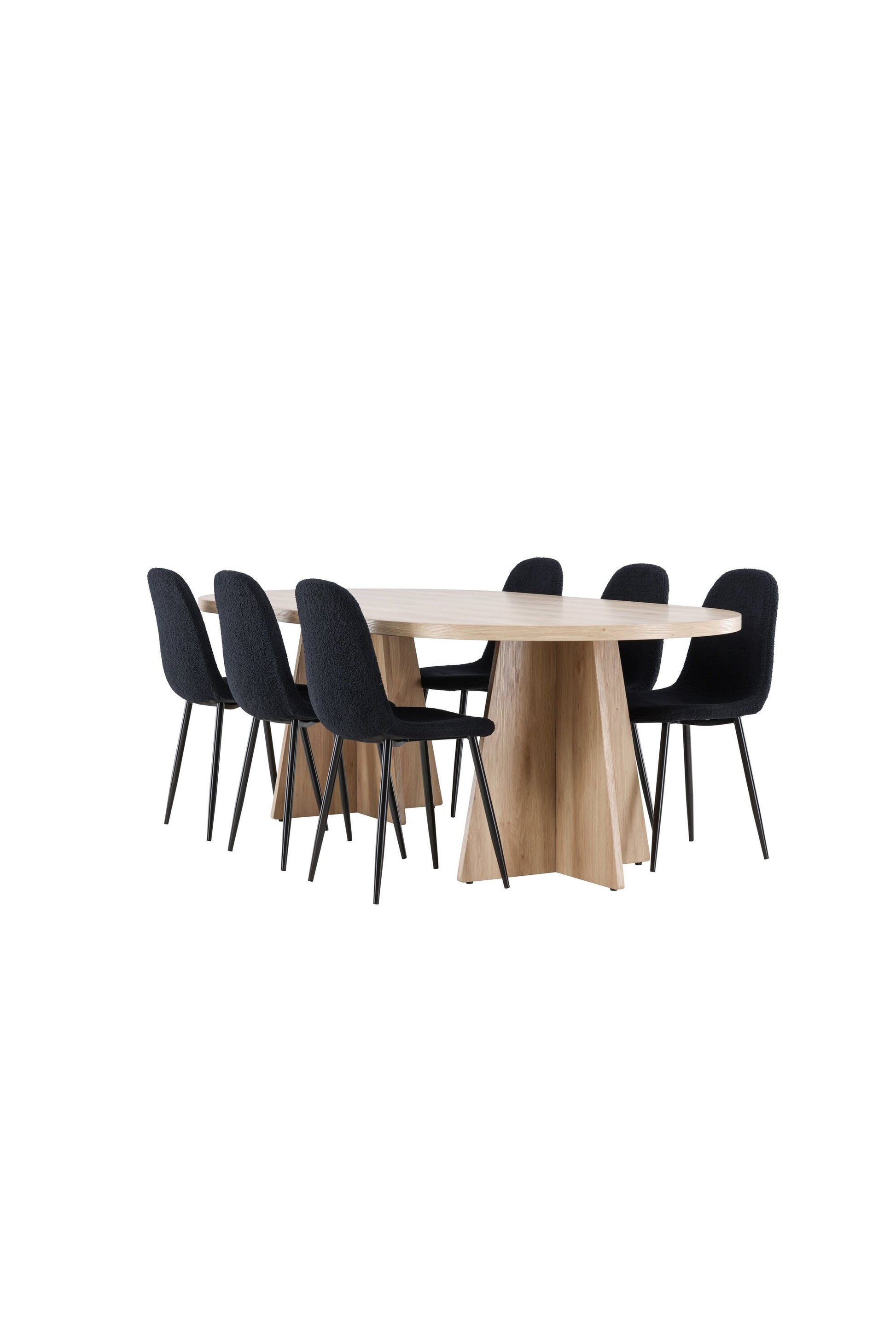 Bootcut Matbord med Polar Stolarna – MDF