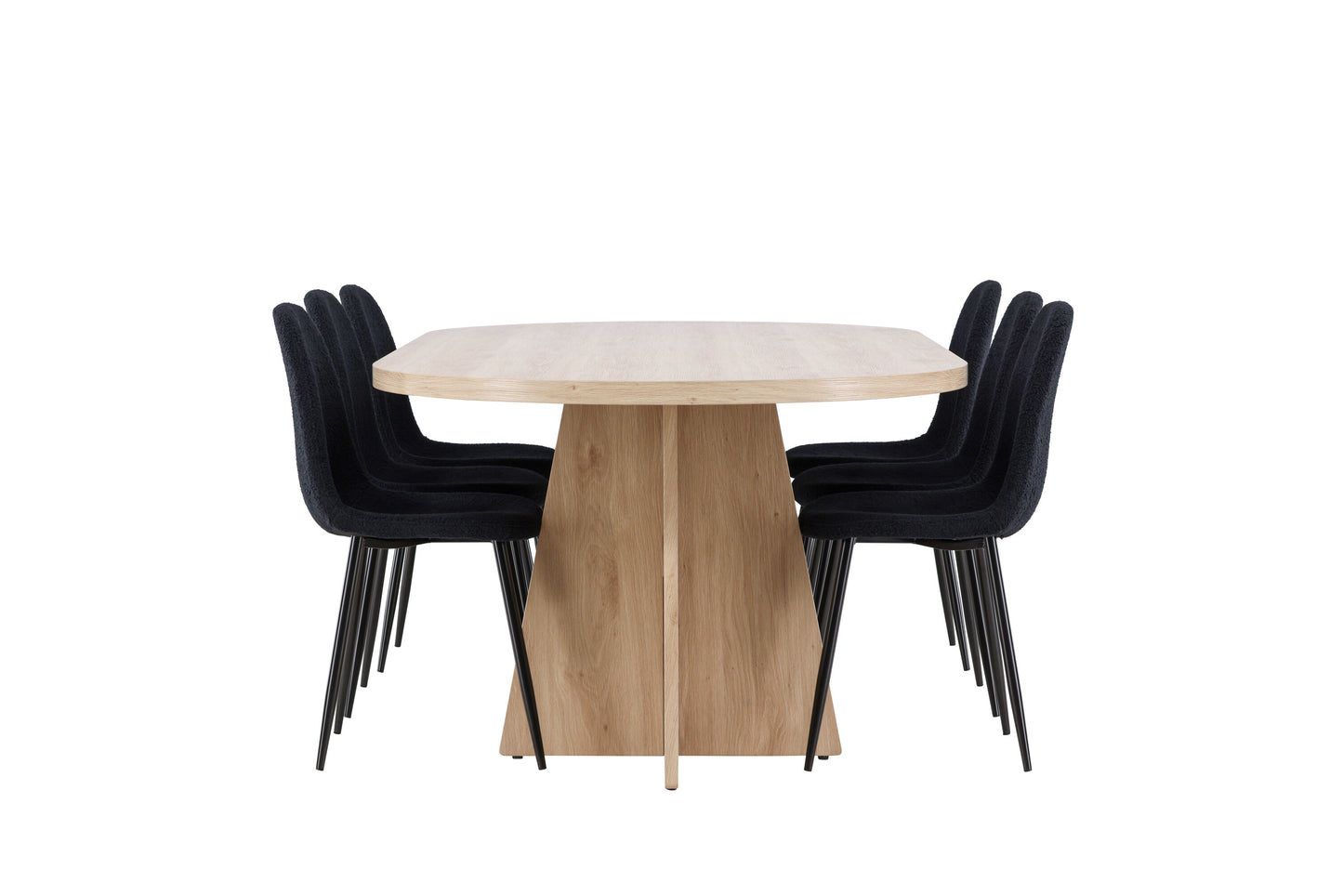 Bootcut Matbord med Polar Stolarna – MDF