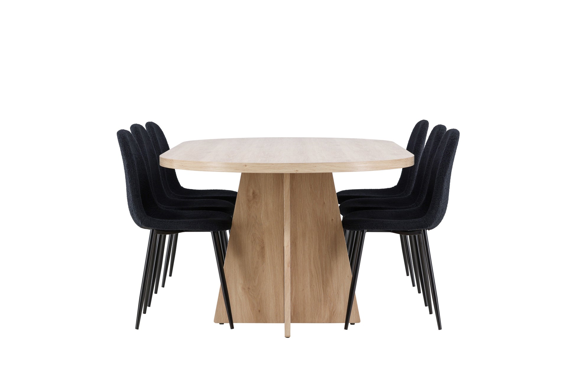 Bootcut Matbord med Polar Stolarna – MDF