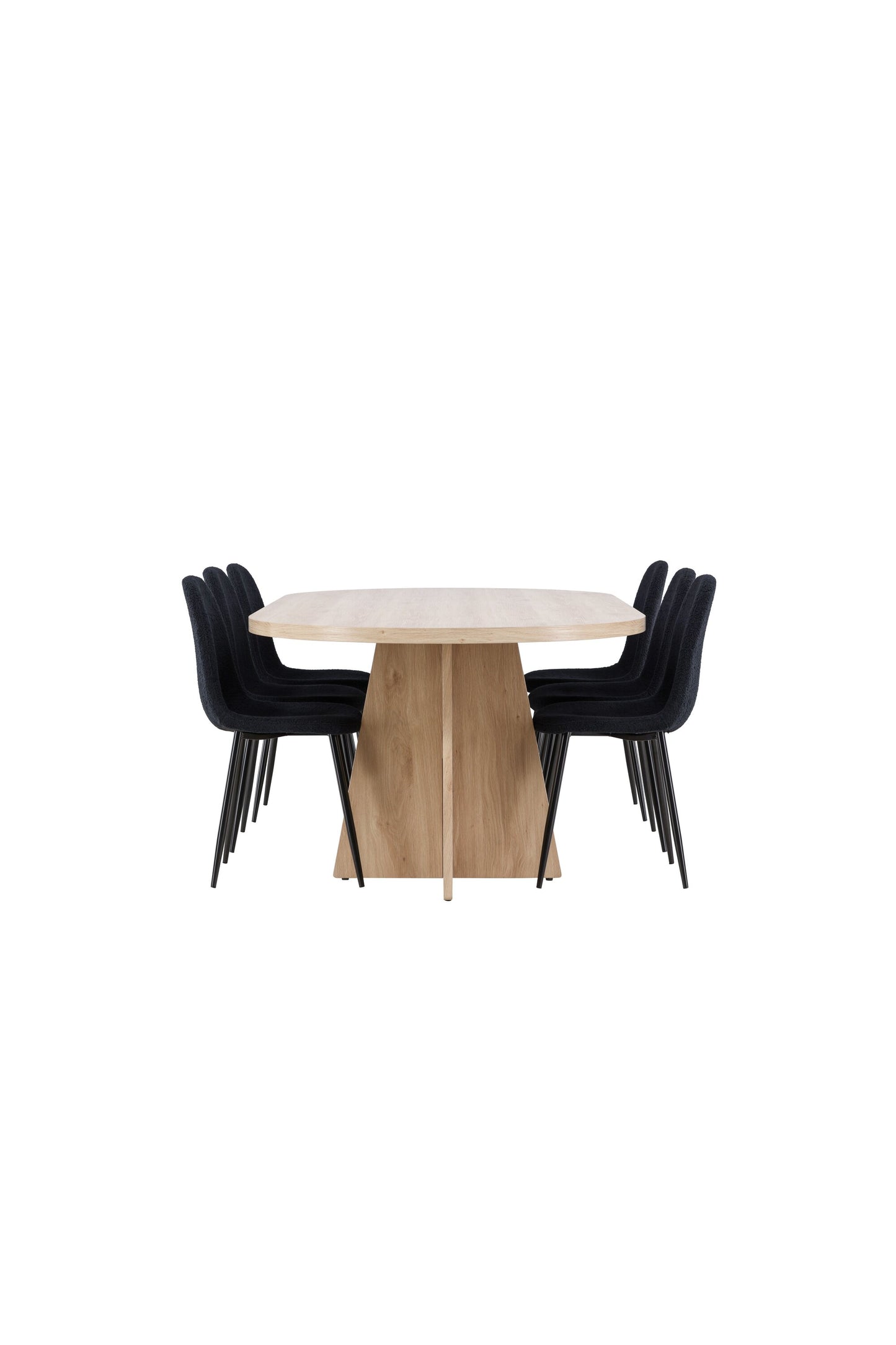 Bootcut Matbord med Polar Stolarna – MDF