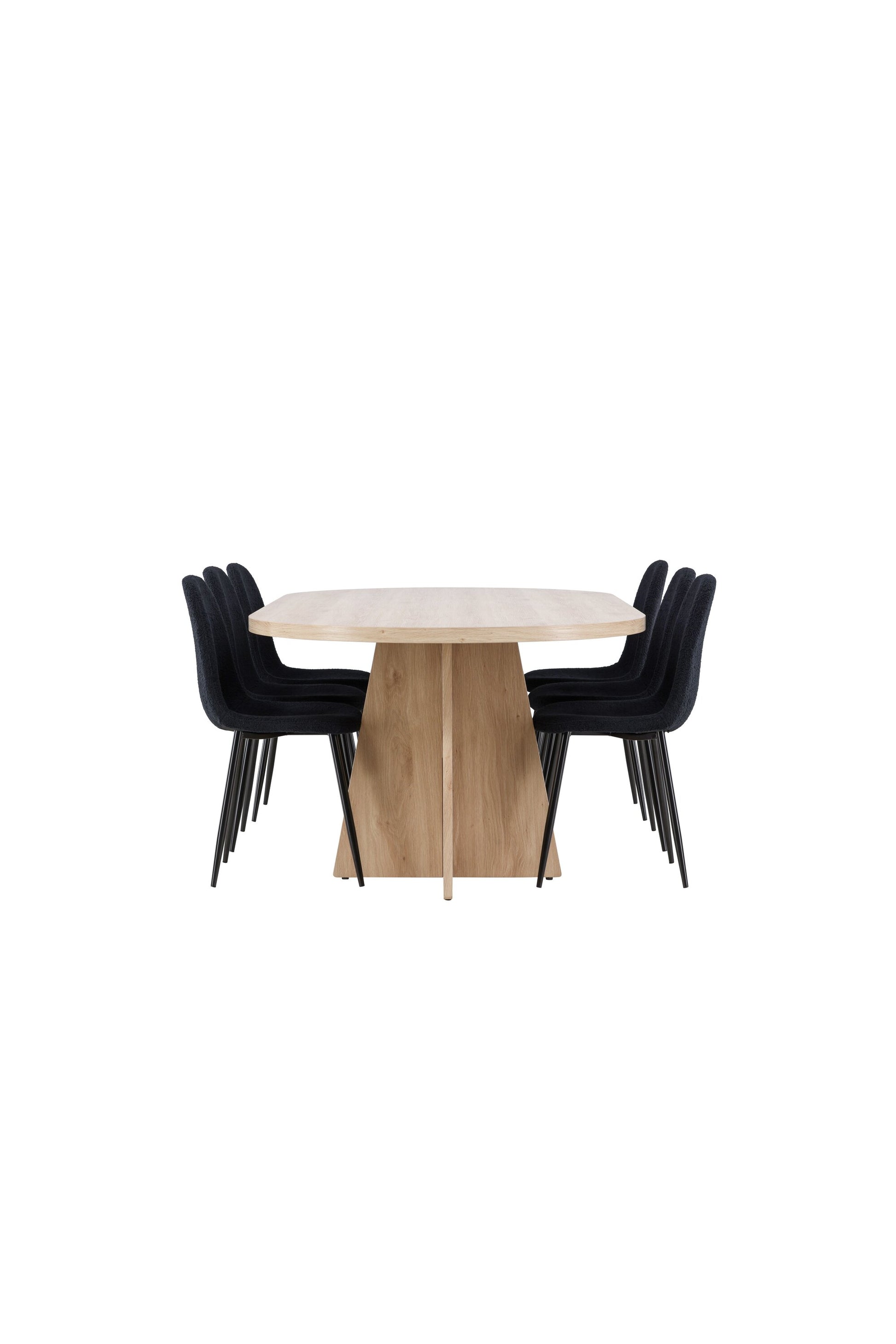 Bootcut Matbord med Polar Stolarna – MDF