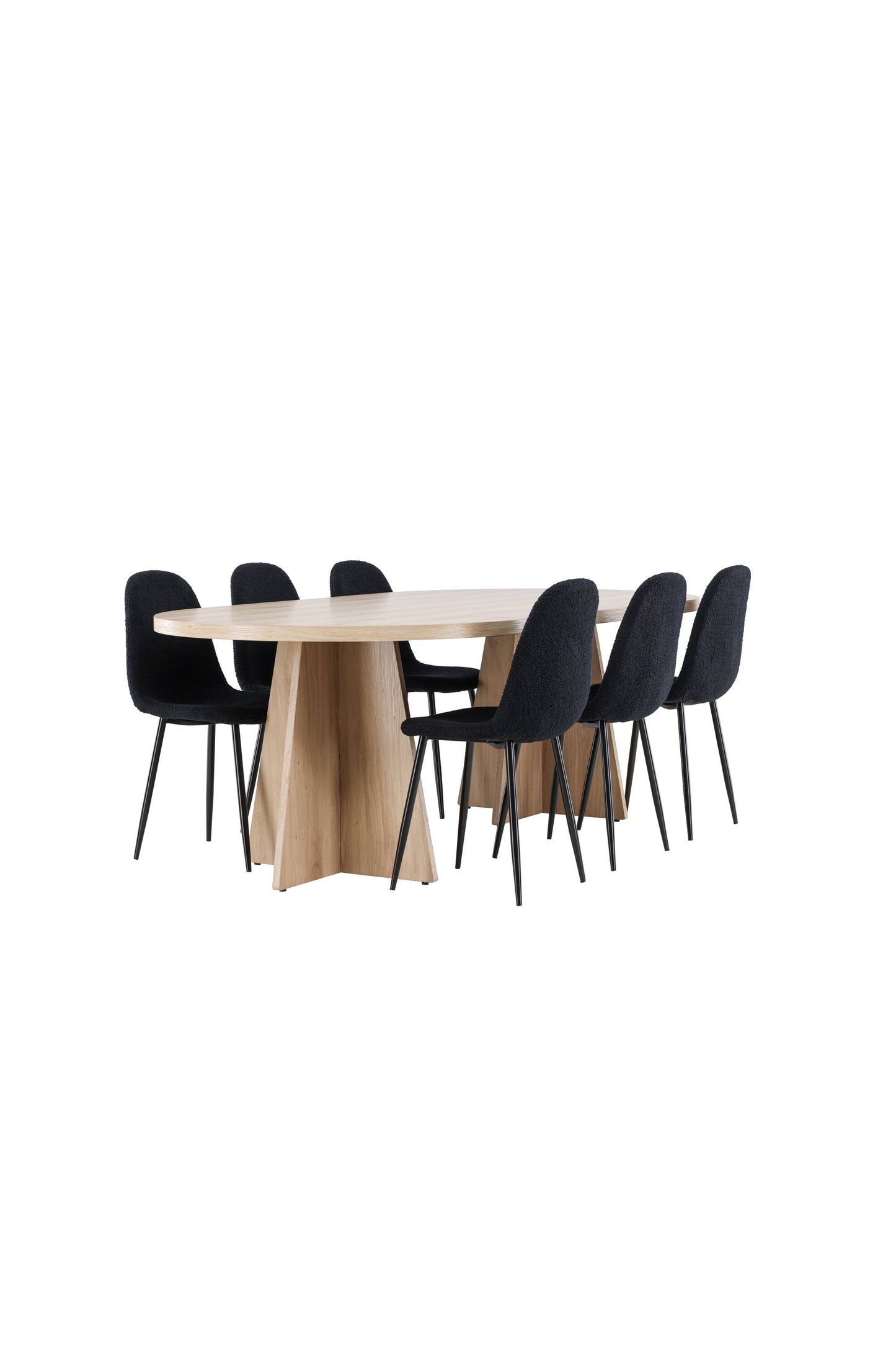 Bootcut Matbord med Polar Stolarna – MDF