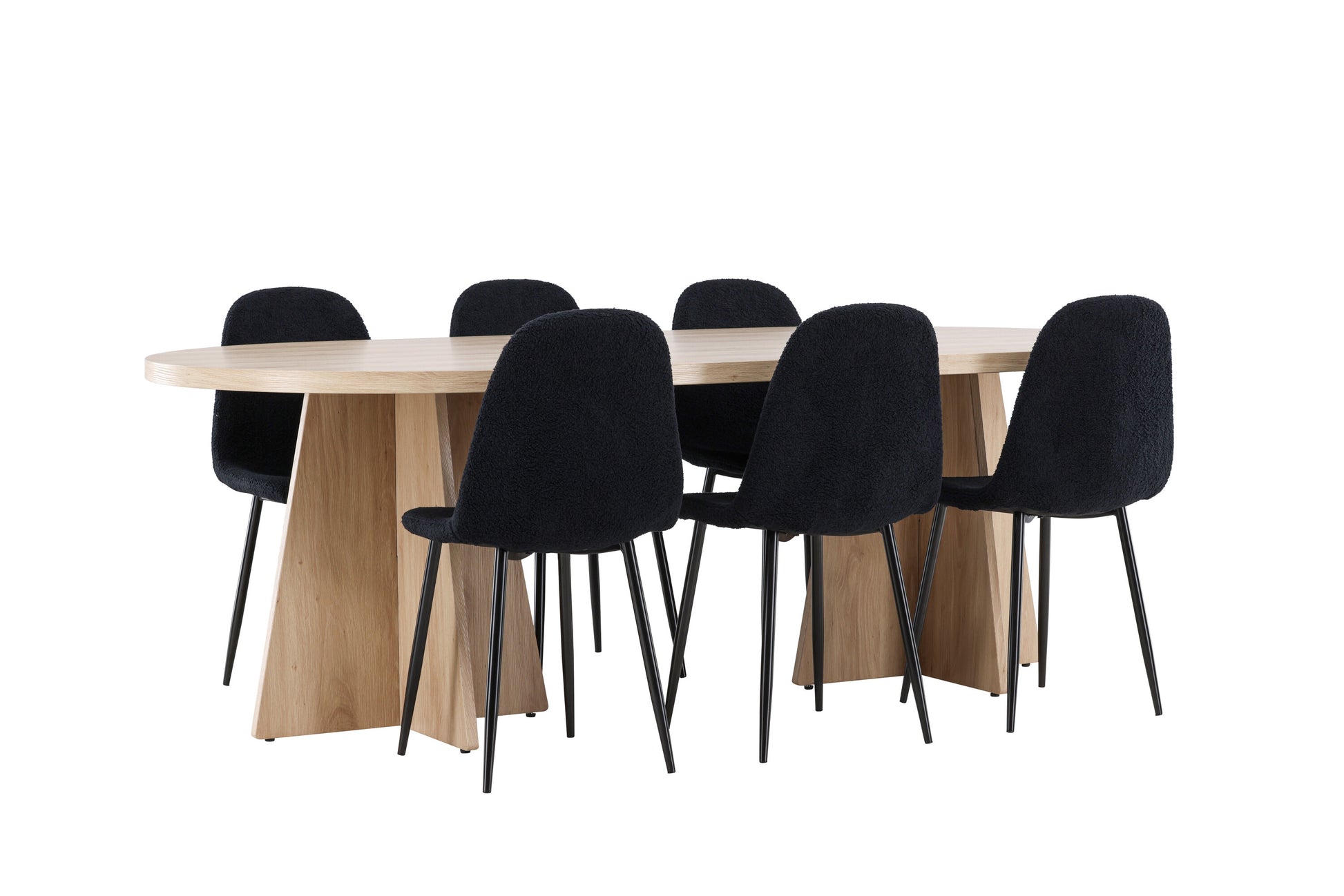 Bootcut Matbord med Polar Stolarna – MDF