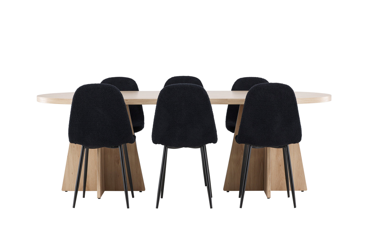 Bootcut Matbord med Polar Stolarna – MDF