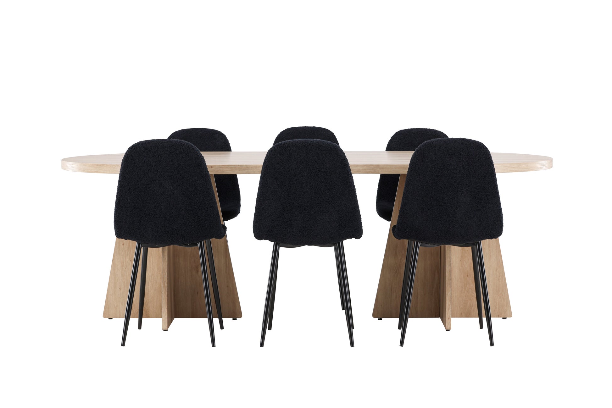 Bootcut Matbord med Polar Stolarna – MDF