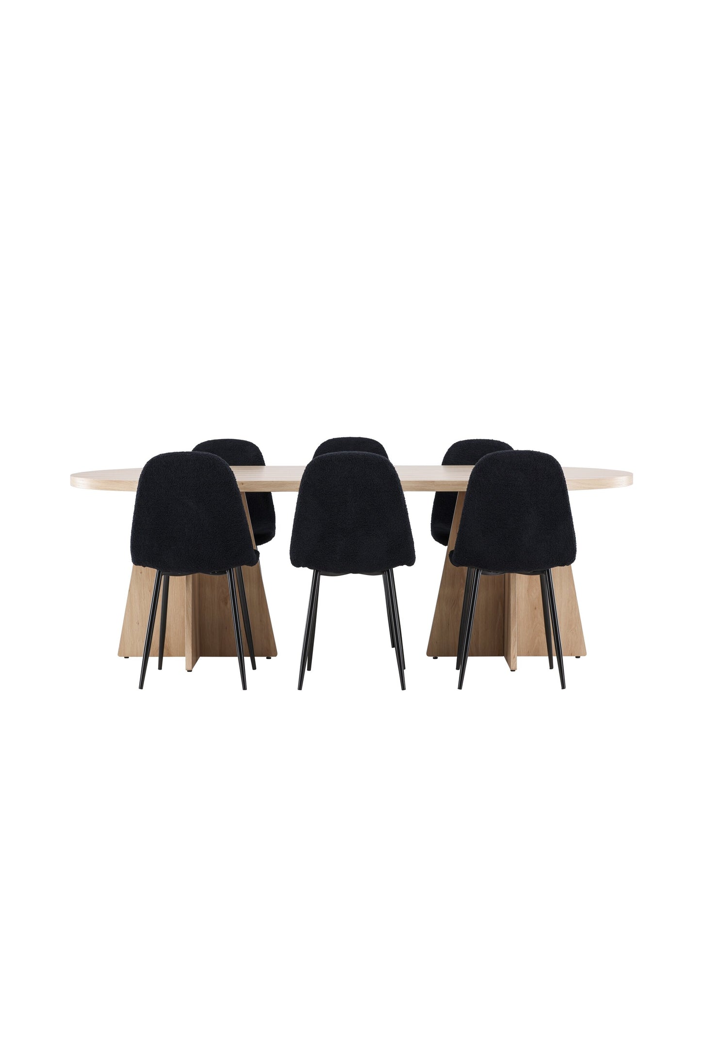 Bootcut Matbord med Polar Stolarna – MDF