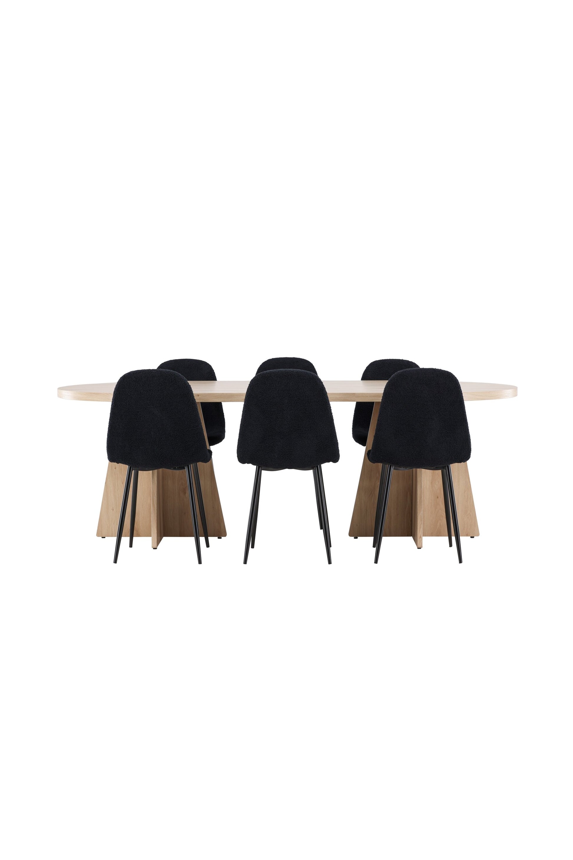 Bootcut Matbord med Polar Stolarna – MDF