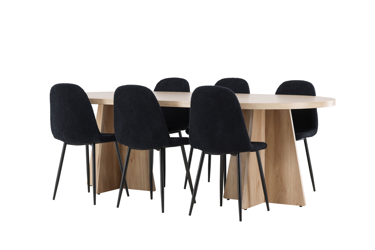 Bootcut Matbord med Polar Stolarna – MDF