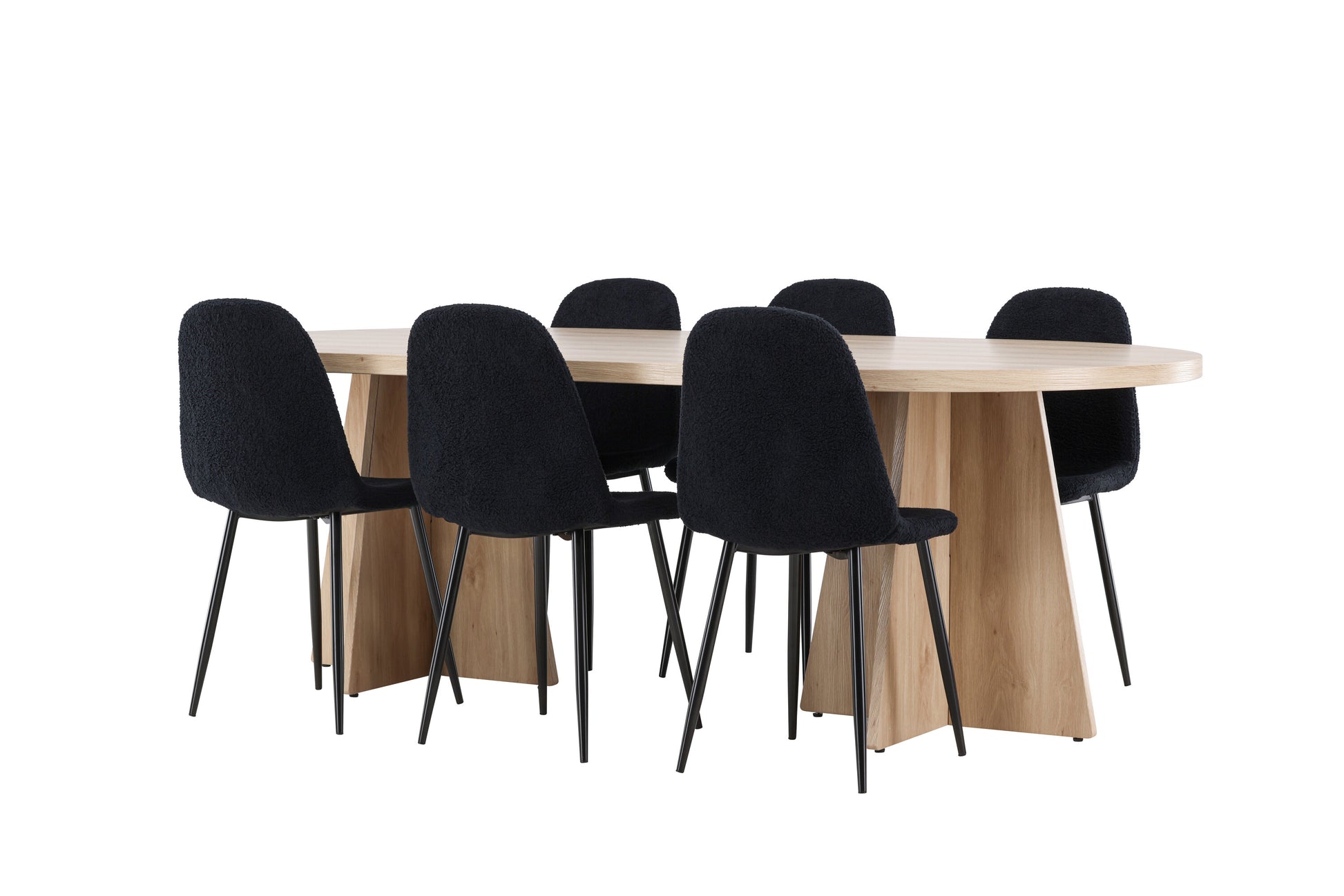 Bootcut Matbord med Polar Stolarna – MDF