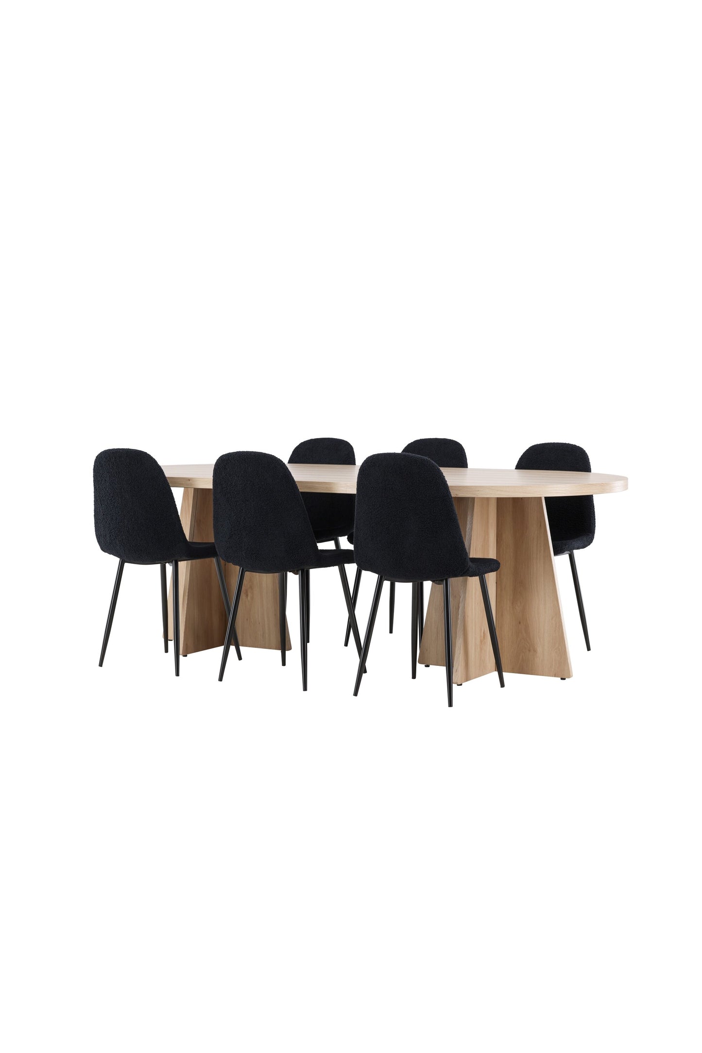 Bootcut Matbord med Polar Stolarna – MDF