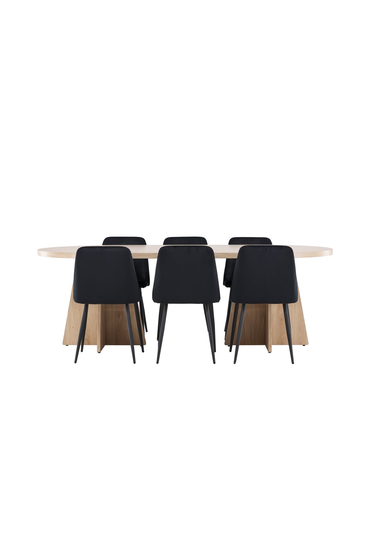 Bootcut Matbord med Night Stolarna – MDF