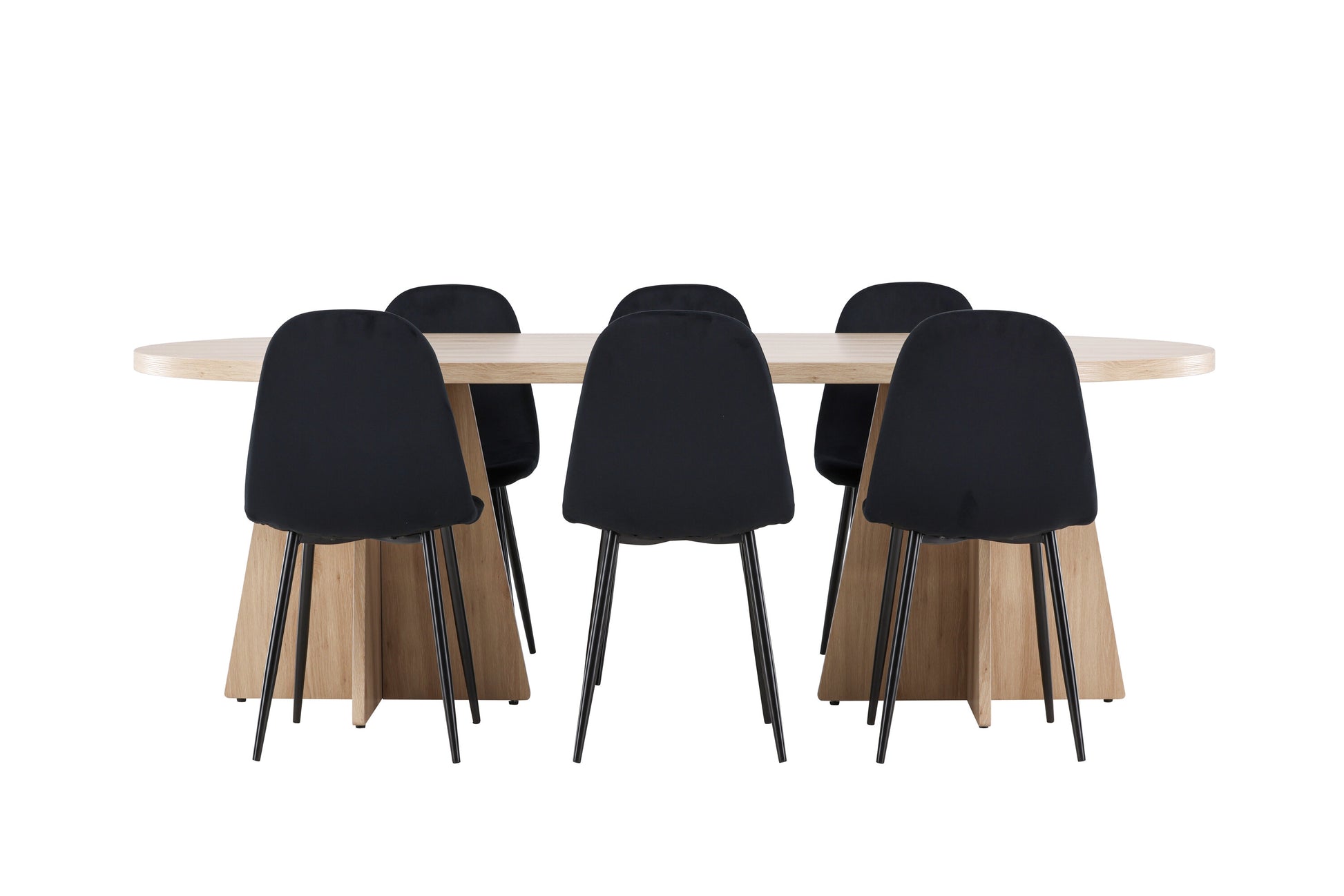 Bootcut Matbord med Polar Stolarna – MDF