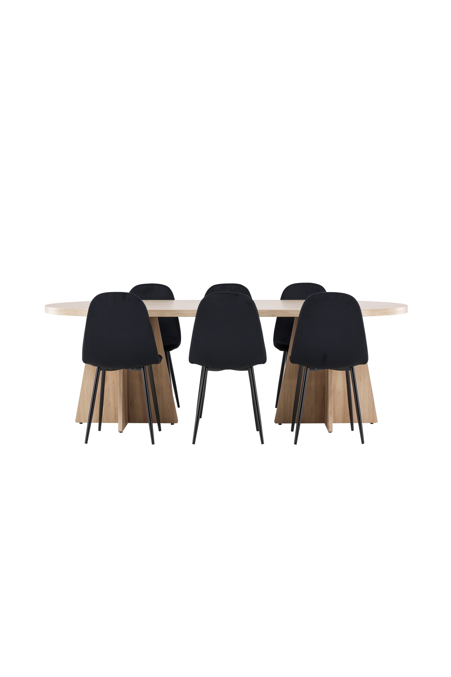 Bootcut Matbord med Polar Stolarna – MDF