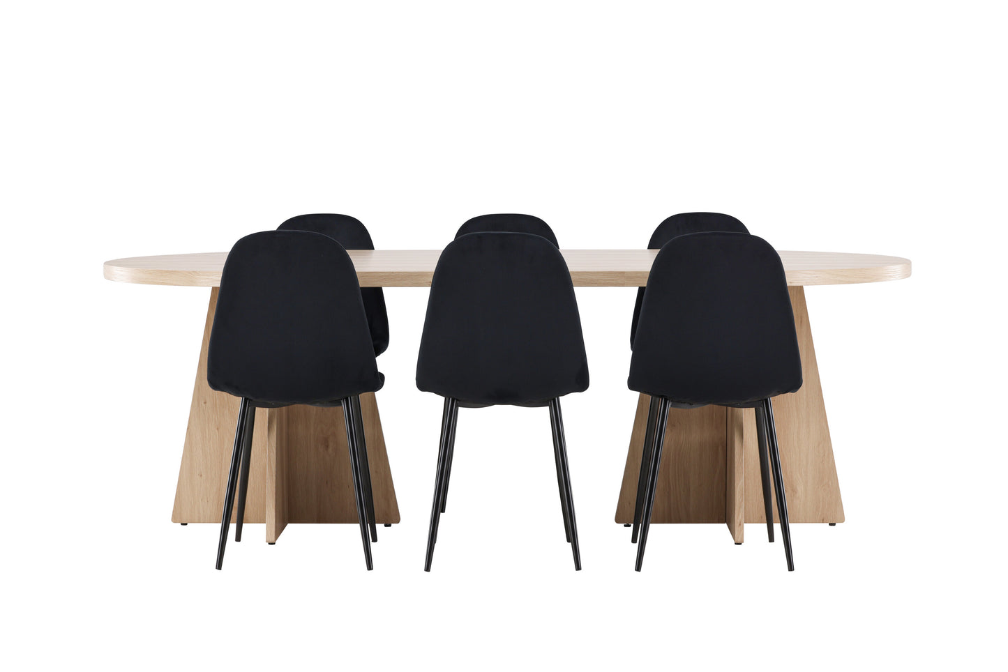 Bootcut Matbord med Polar Stolarna – MDF