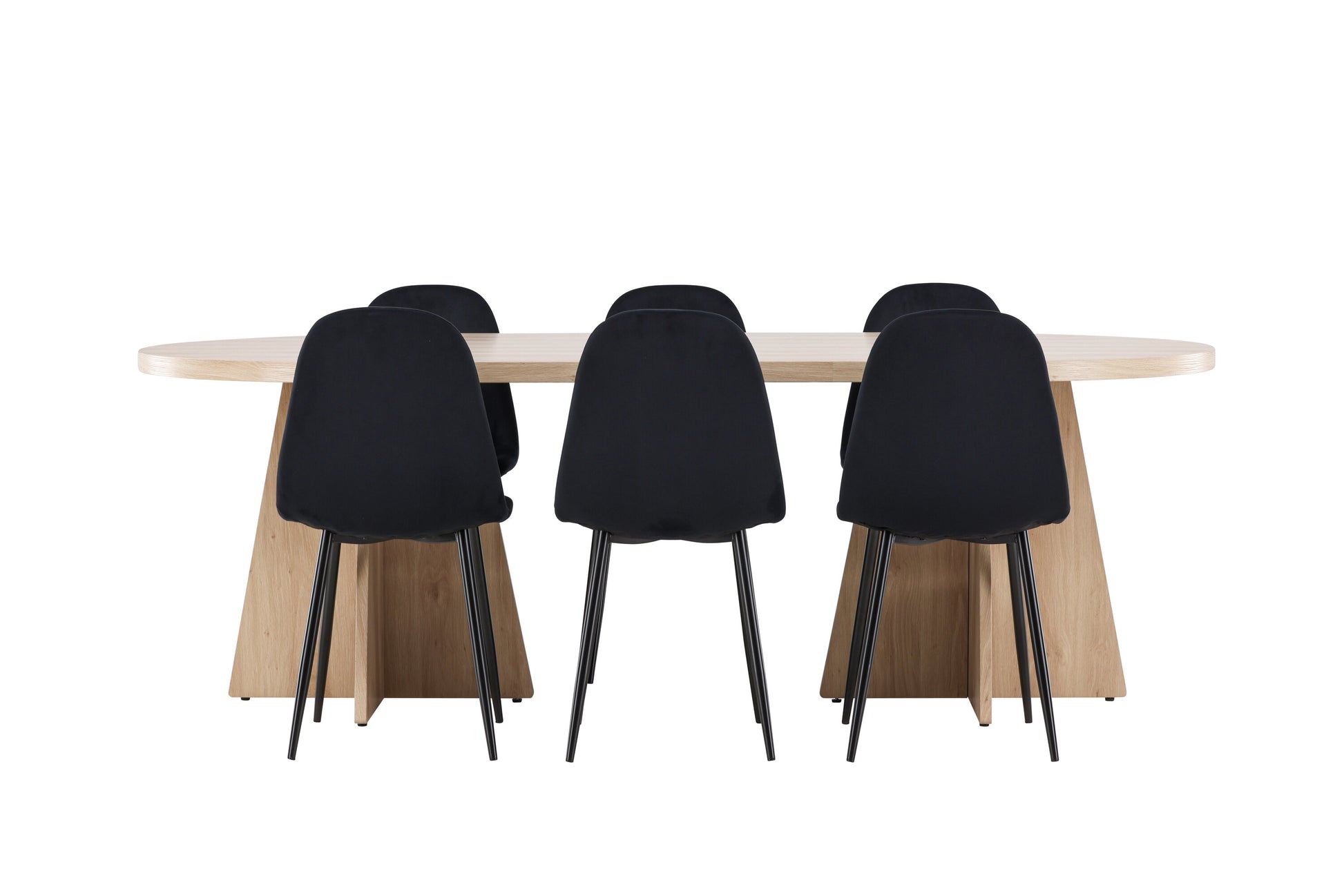 Bootcut Matbord med Polar Stolarna – MDF