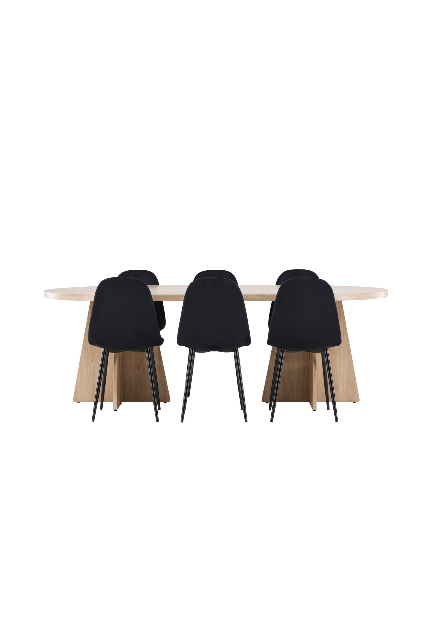 Bootcut Matbord med Polar Stolarna – MDF