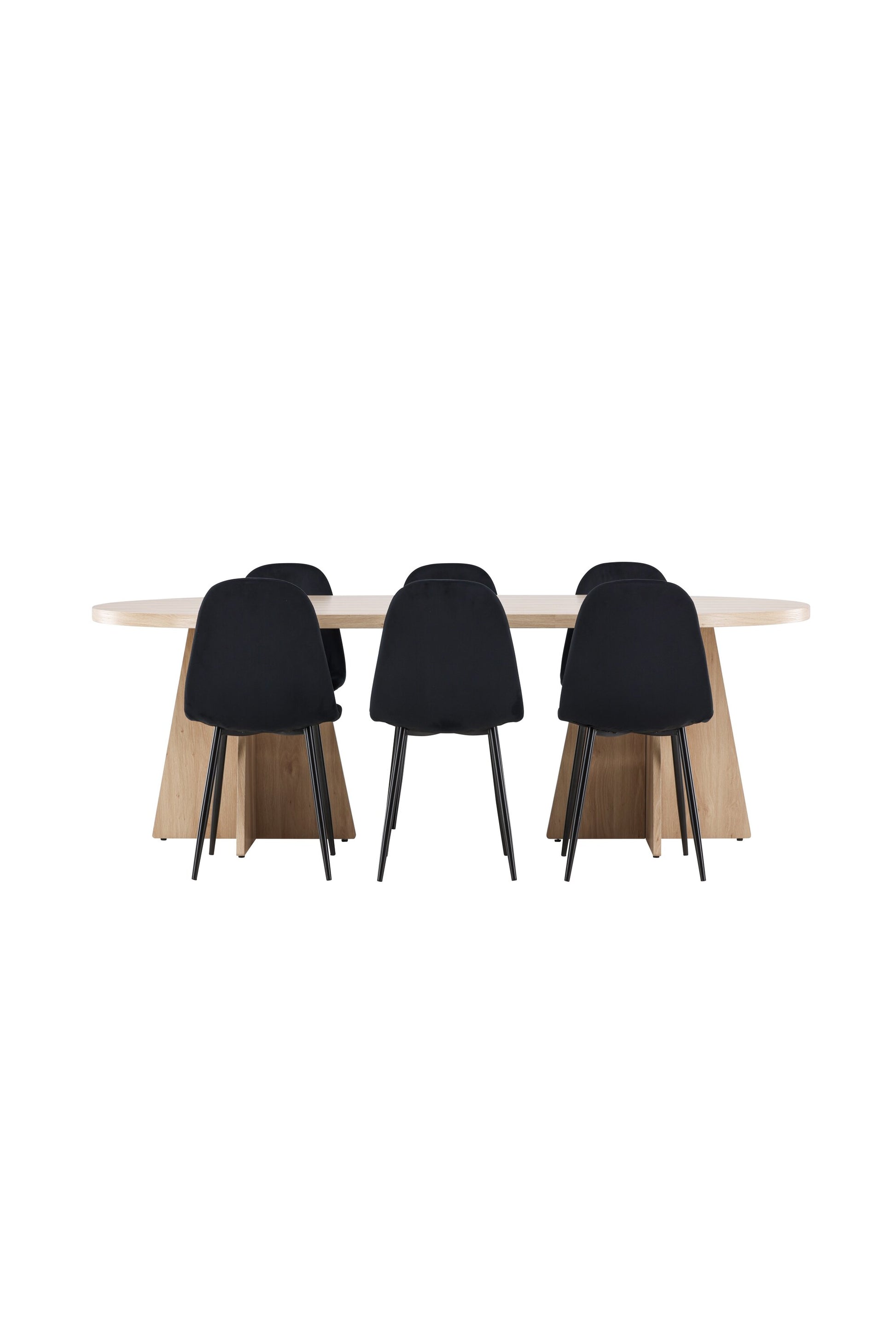 Bootcut Matbord med Polar Stolarna – MDF