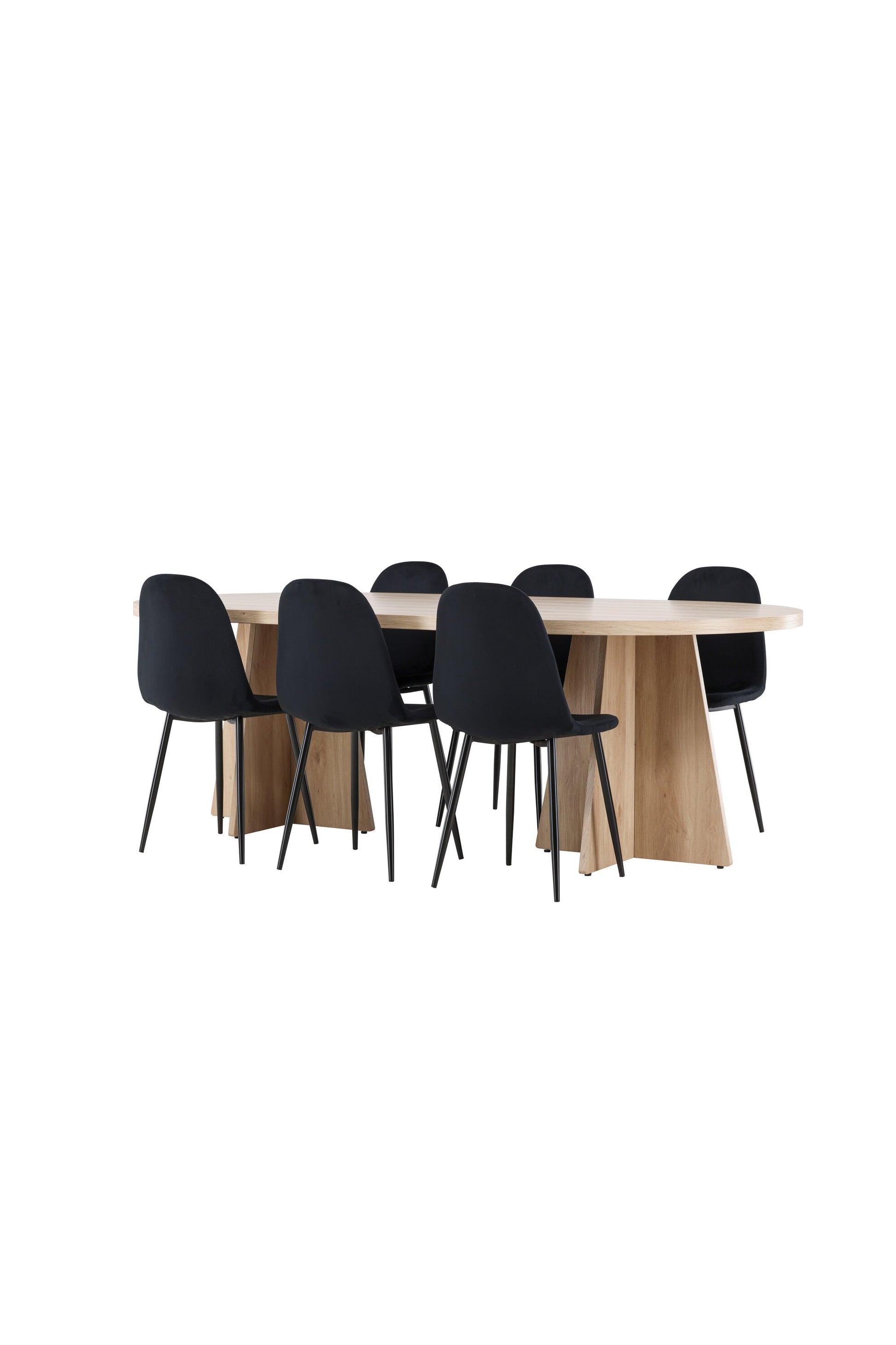 Bootcut Matbord med Polar Stolarna – MDF