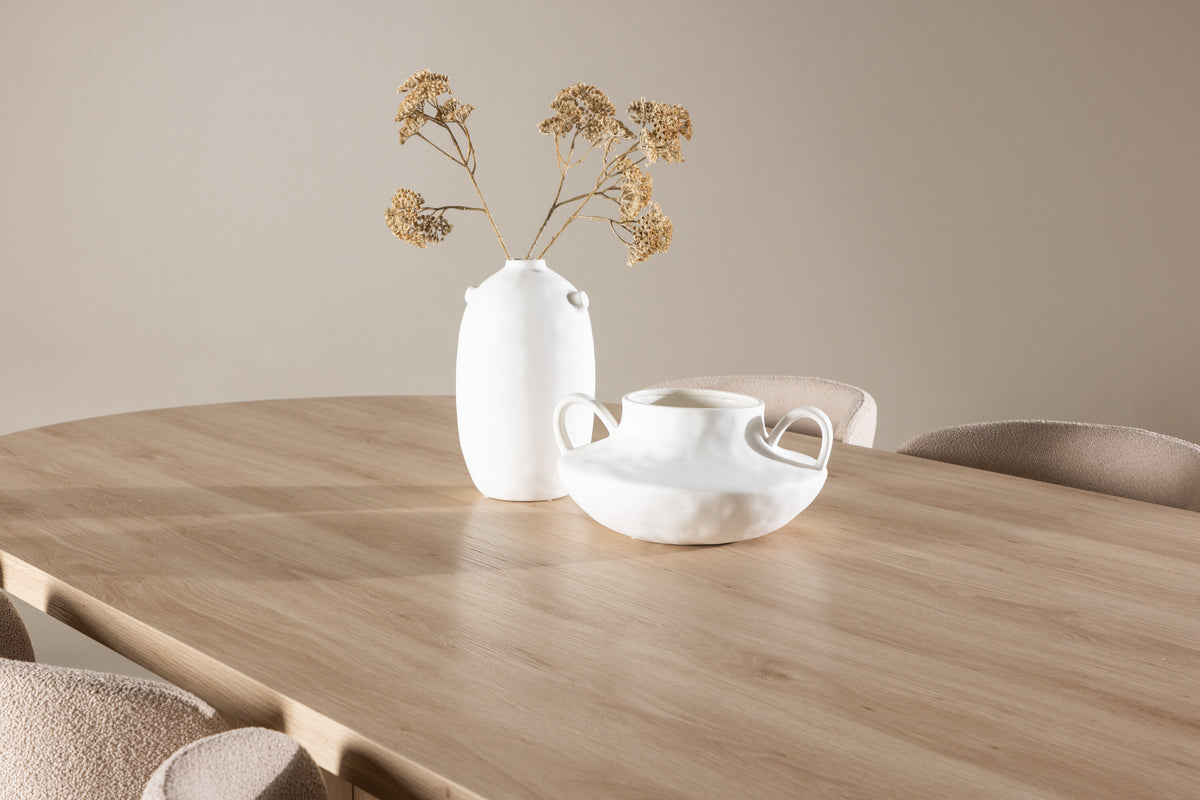 Bootcut Matbord med Modesto Stolarna – MDF