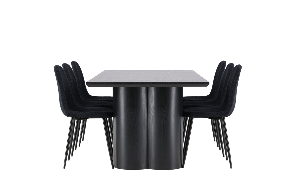 Olivia Matbord med Polar Stolarna – MDF
