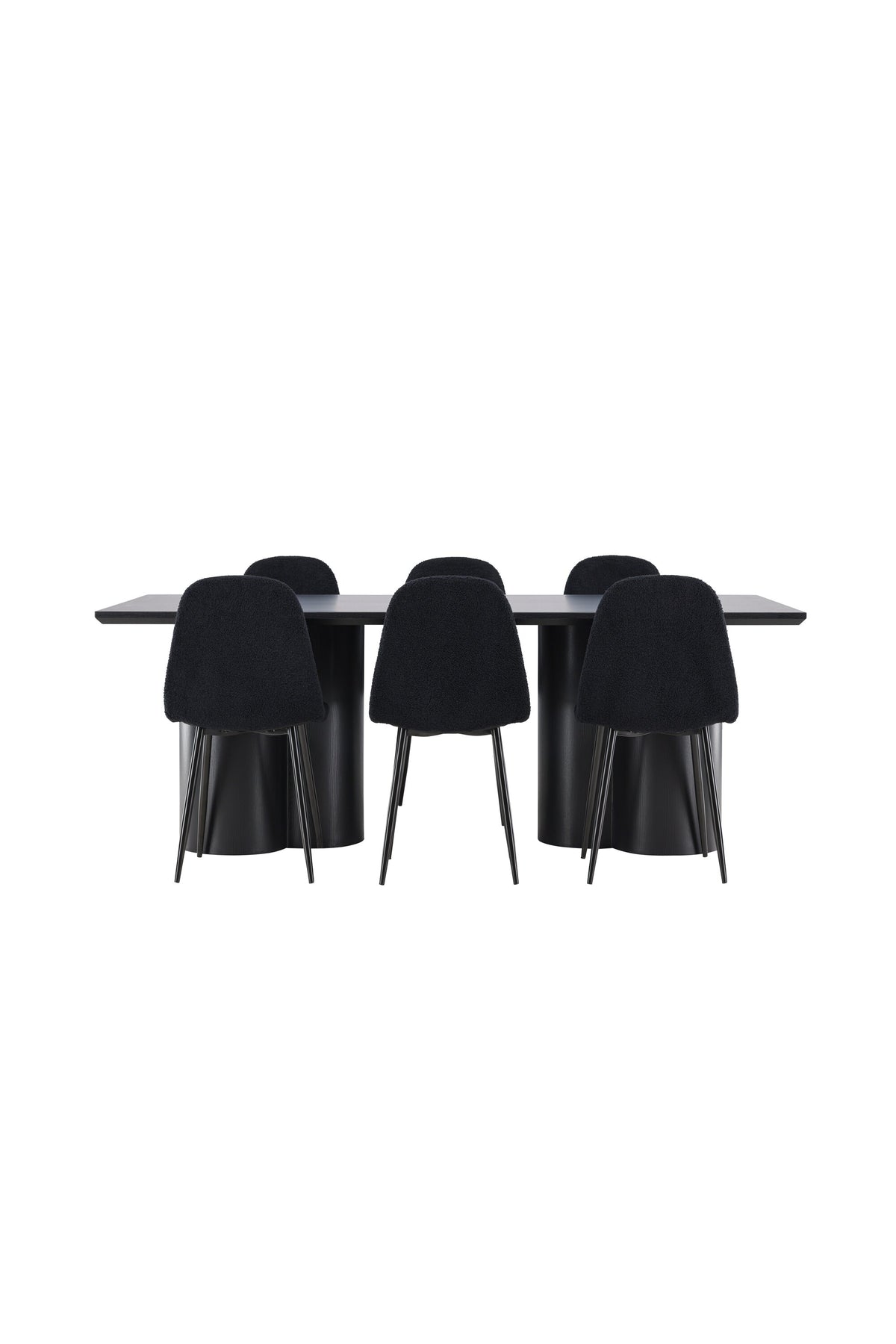 Olivia Matbord med Polar Stolarna – MDF