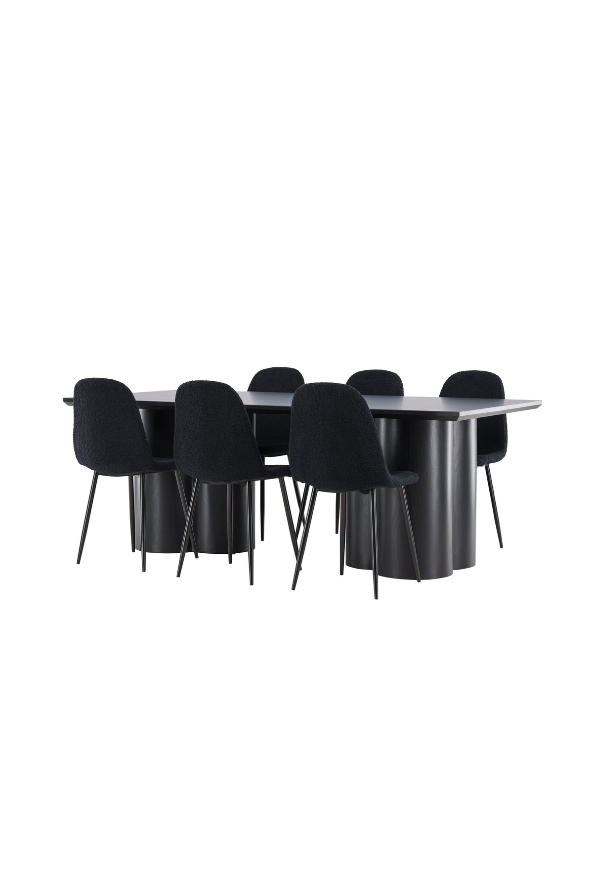Olivia Matbord med Polar Stolarna – MDF