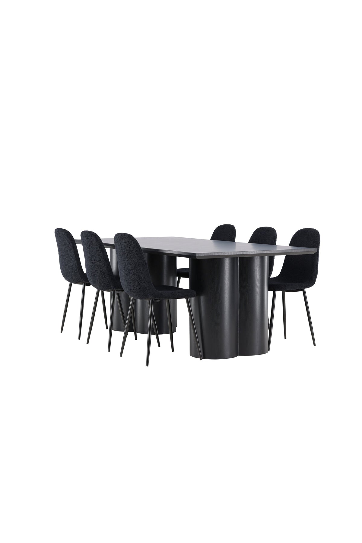 Olivia Matbord med Polar Stolarna – MDF